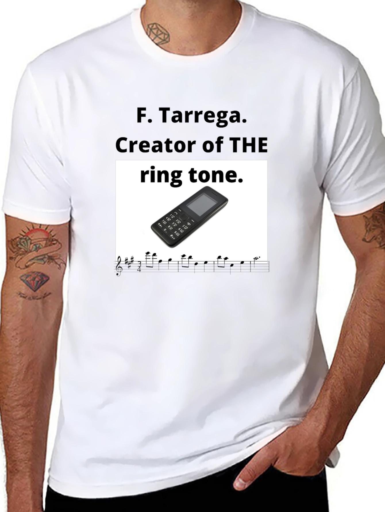 F. Tarrega Ringtone T-Shirt