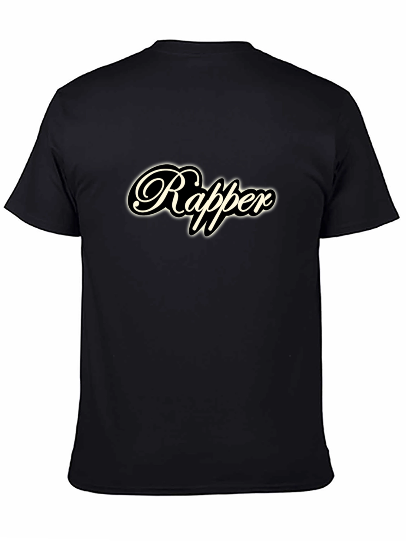 Rapper Graphic Black T-Shirt