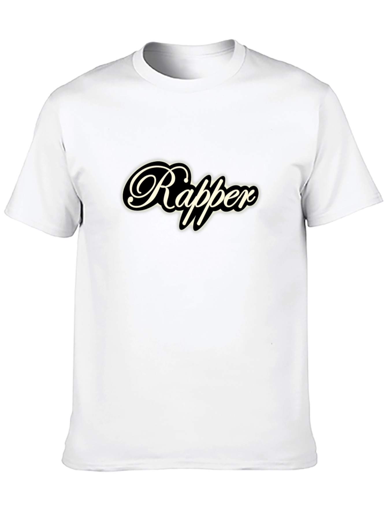 Rapper Graphic Black T-Shirt