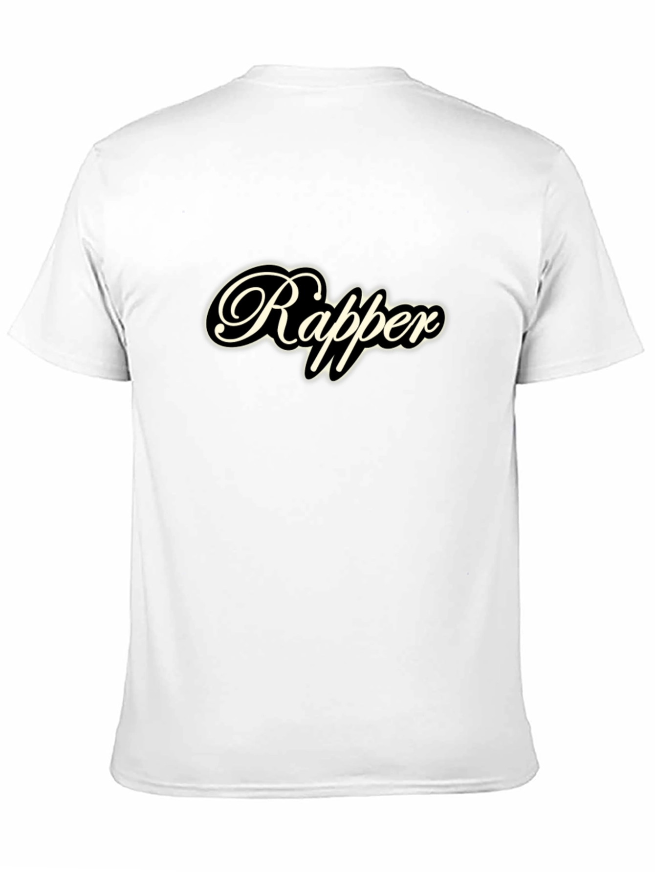 Rapper Graphic Black T-Shirt