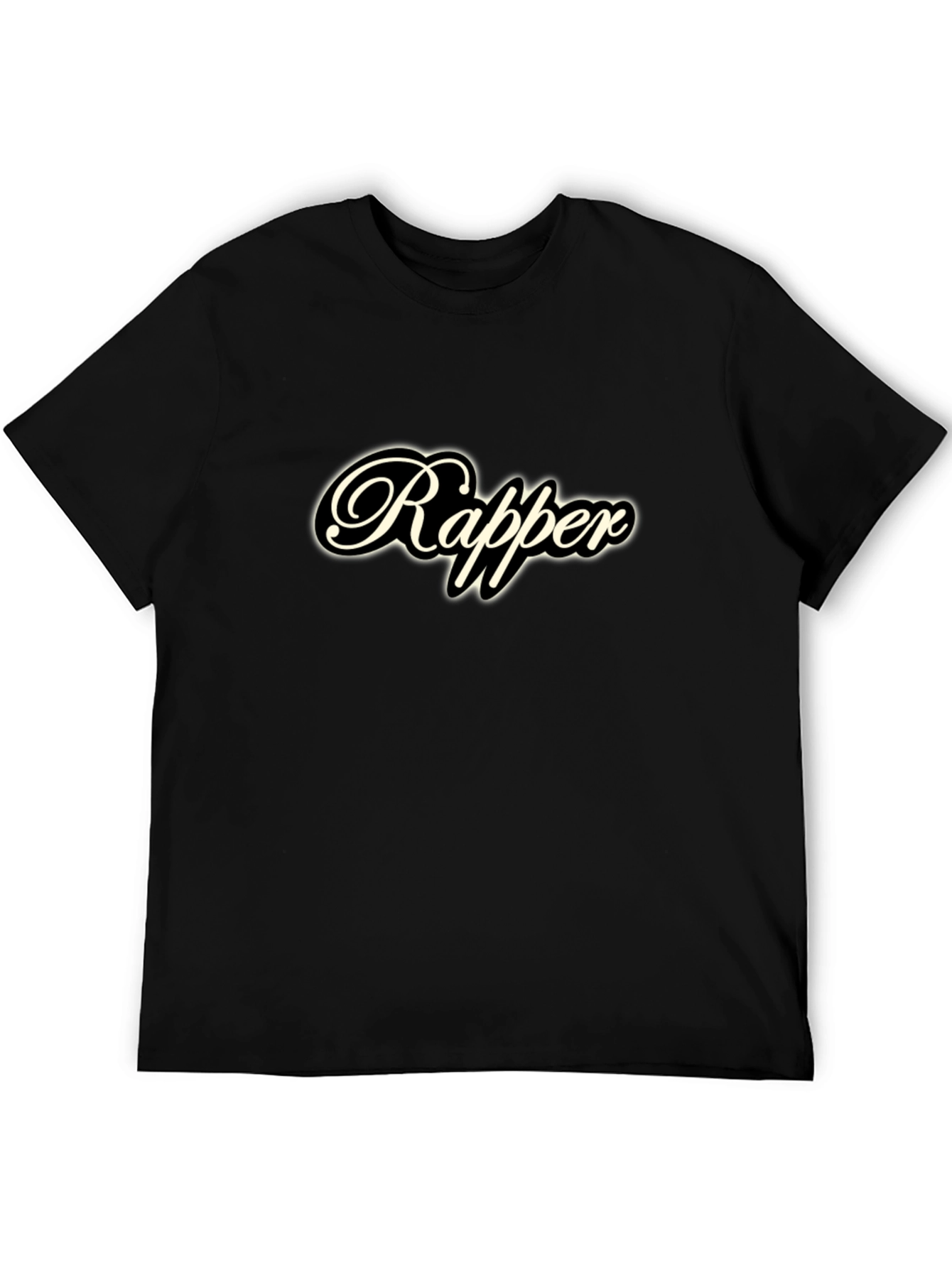 Rapper Graphic Black T-Shirt