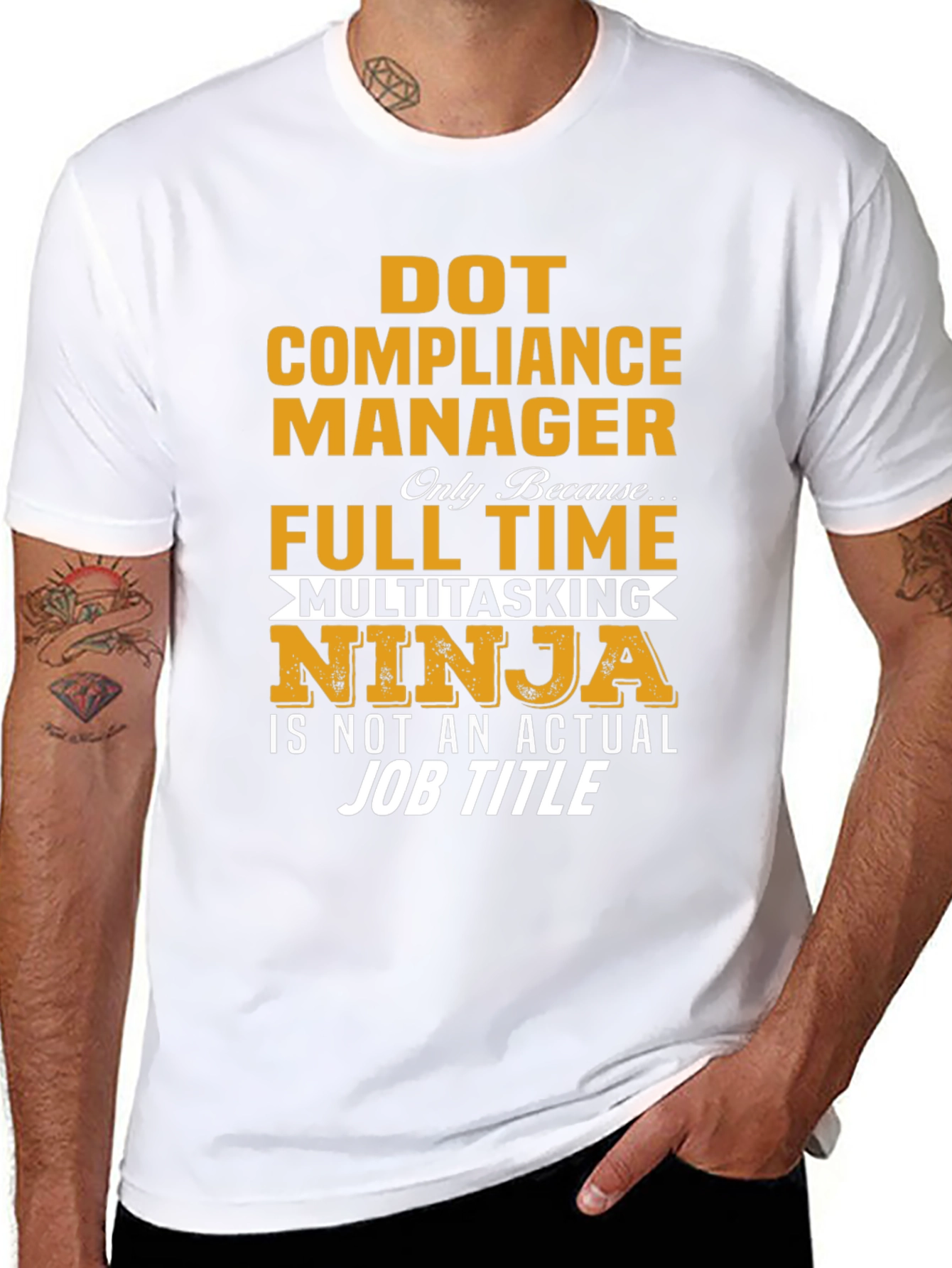 DOT Compliance Manager Multitasking Ninja T-Shirt