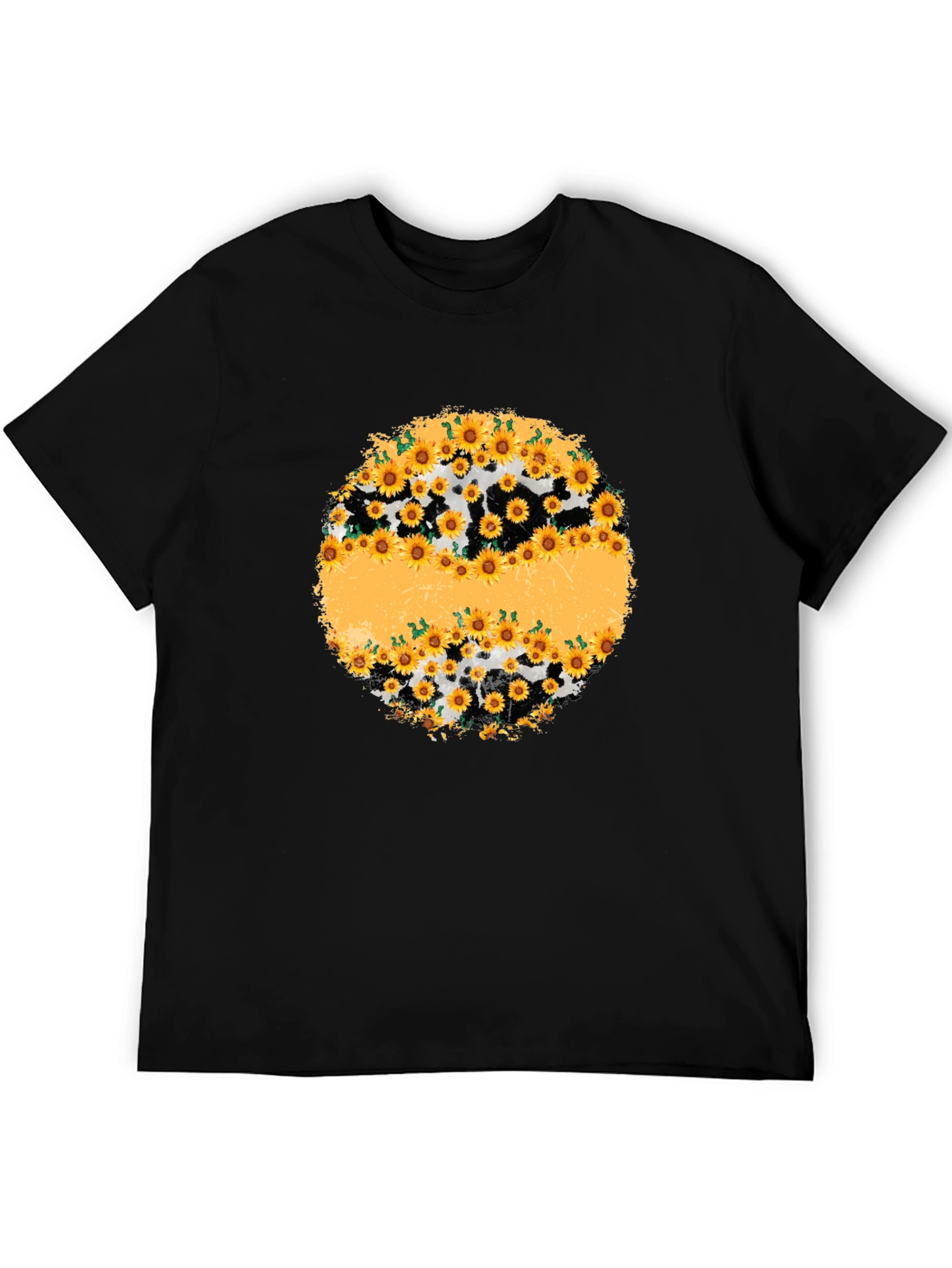 Sunflower Cow Print Graphic Tee