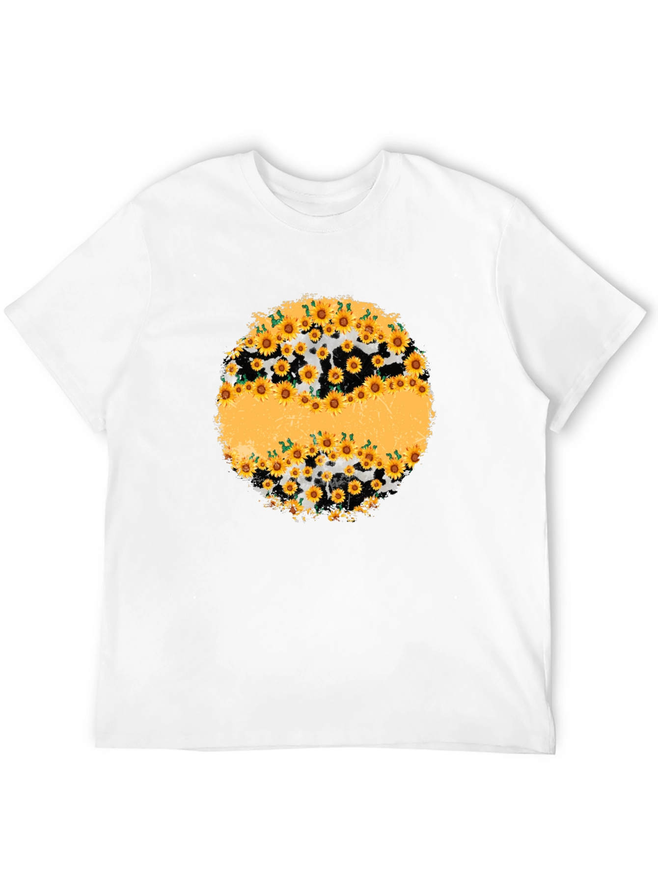 Sunflower Cow Print Graphic Tee
