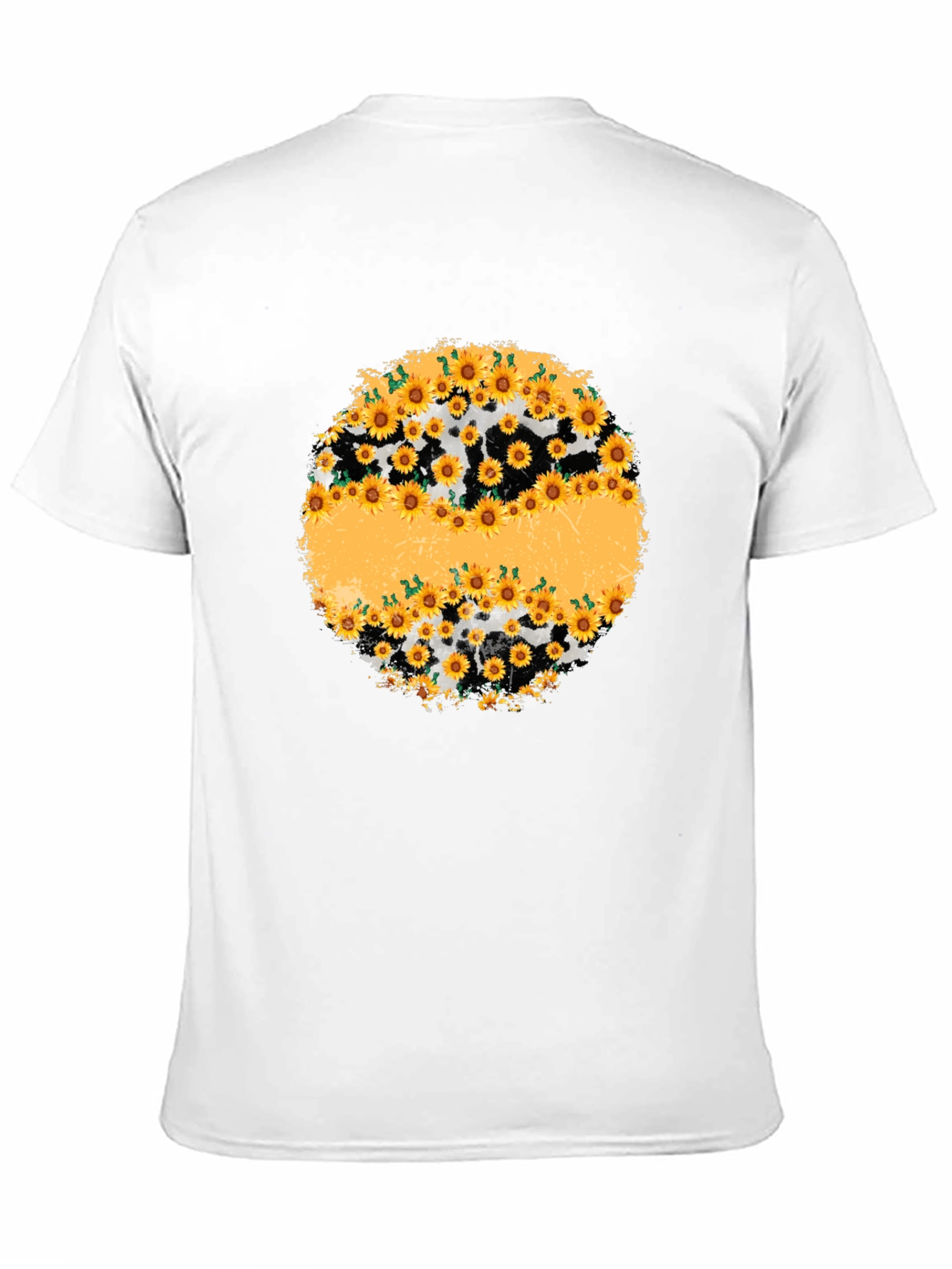 Sunflower Cow Print Graphic Tee