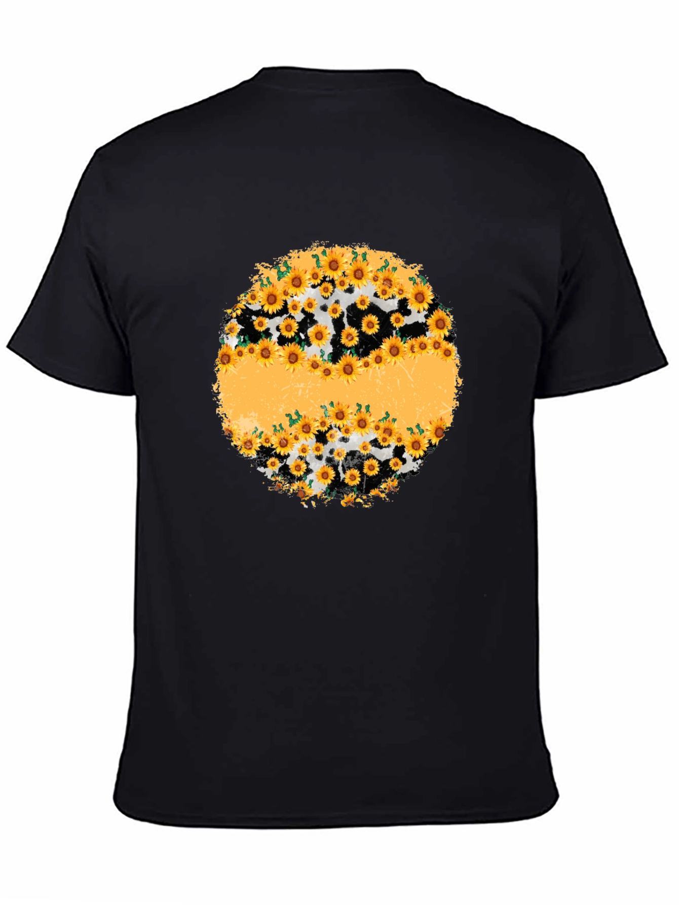 Sunflower Cow Print Graphic Tee