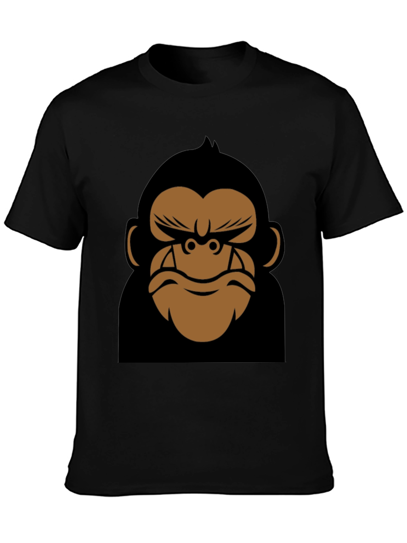Cool Gorilla Graphic Tee - Black Cotton T-Shirt