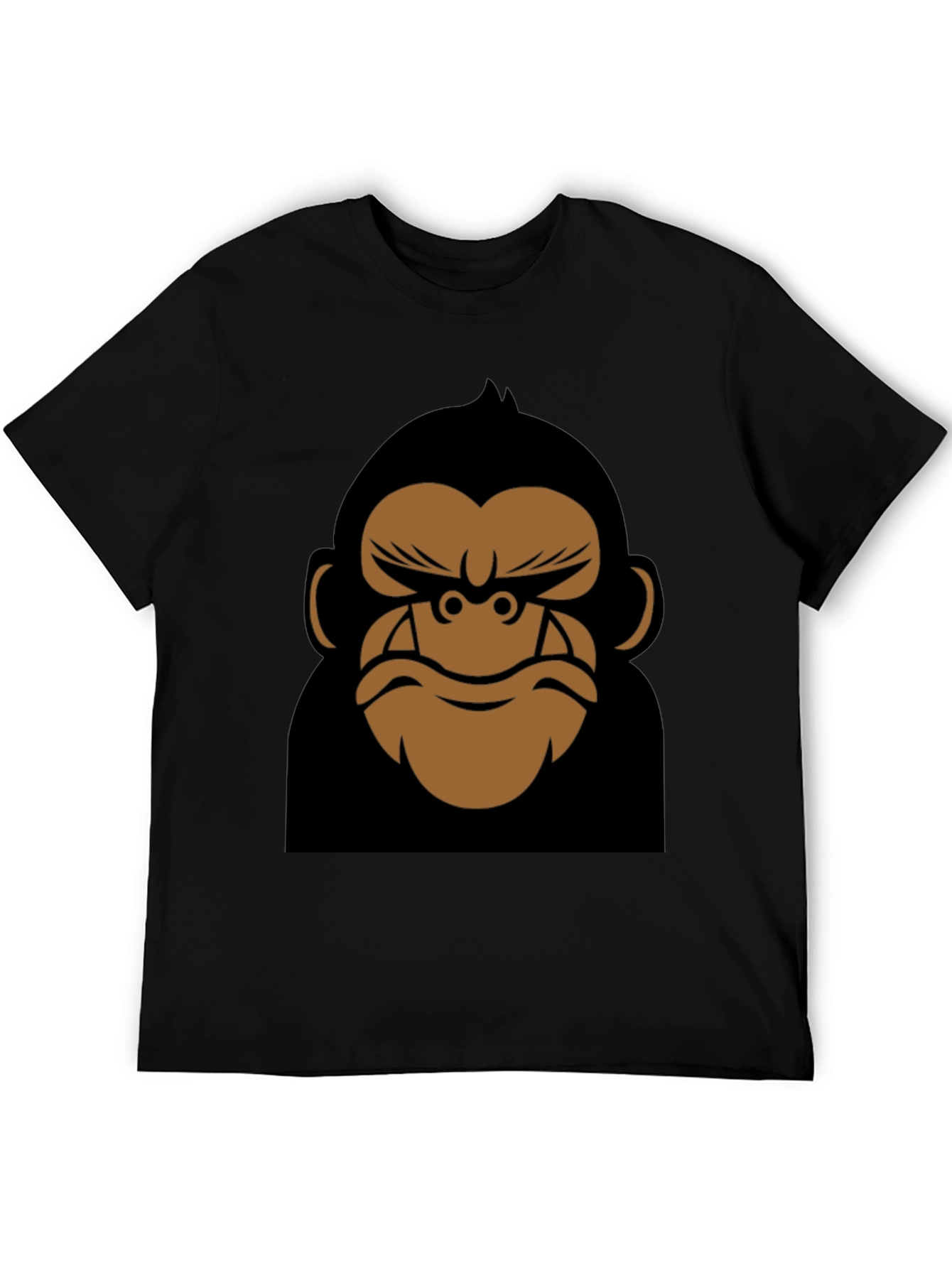 Cool Gorilla Graphic Tee - Black Cotton T-Shirt