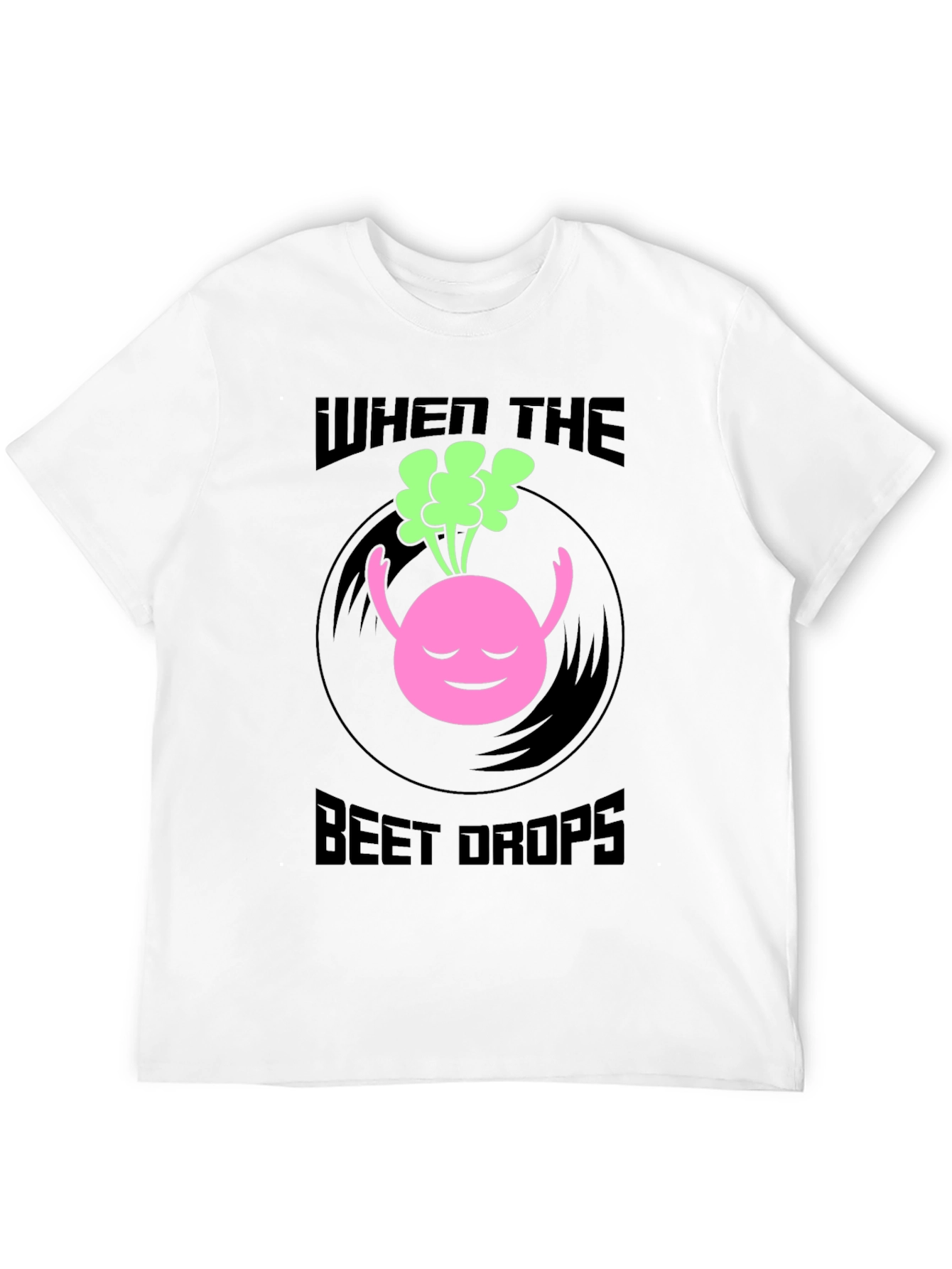 When the Beet Drops Black Graphic Tee