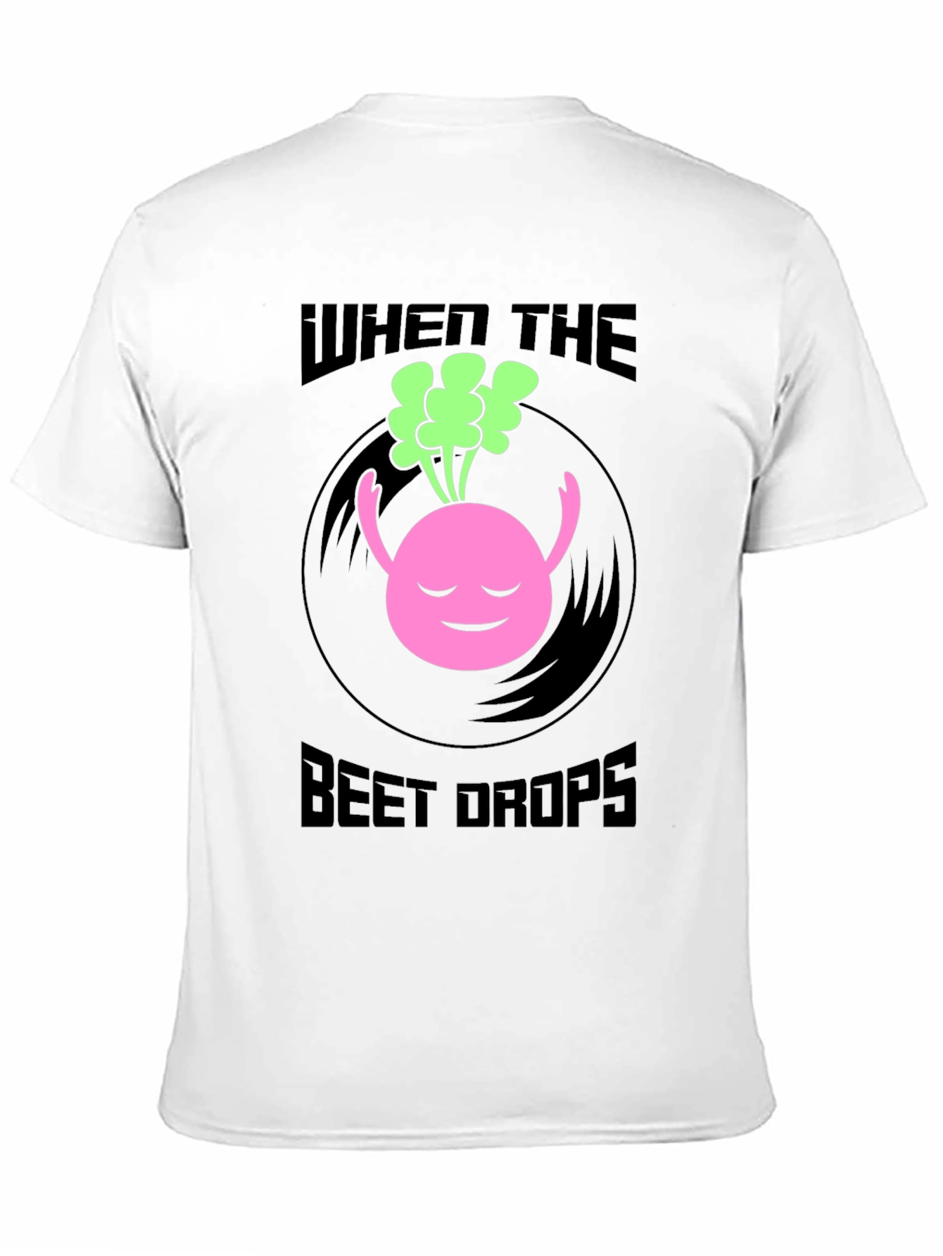 When the Beet Drops Black Graphic Tee