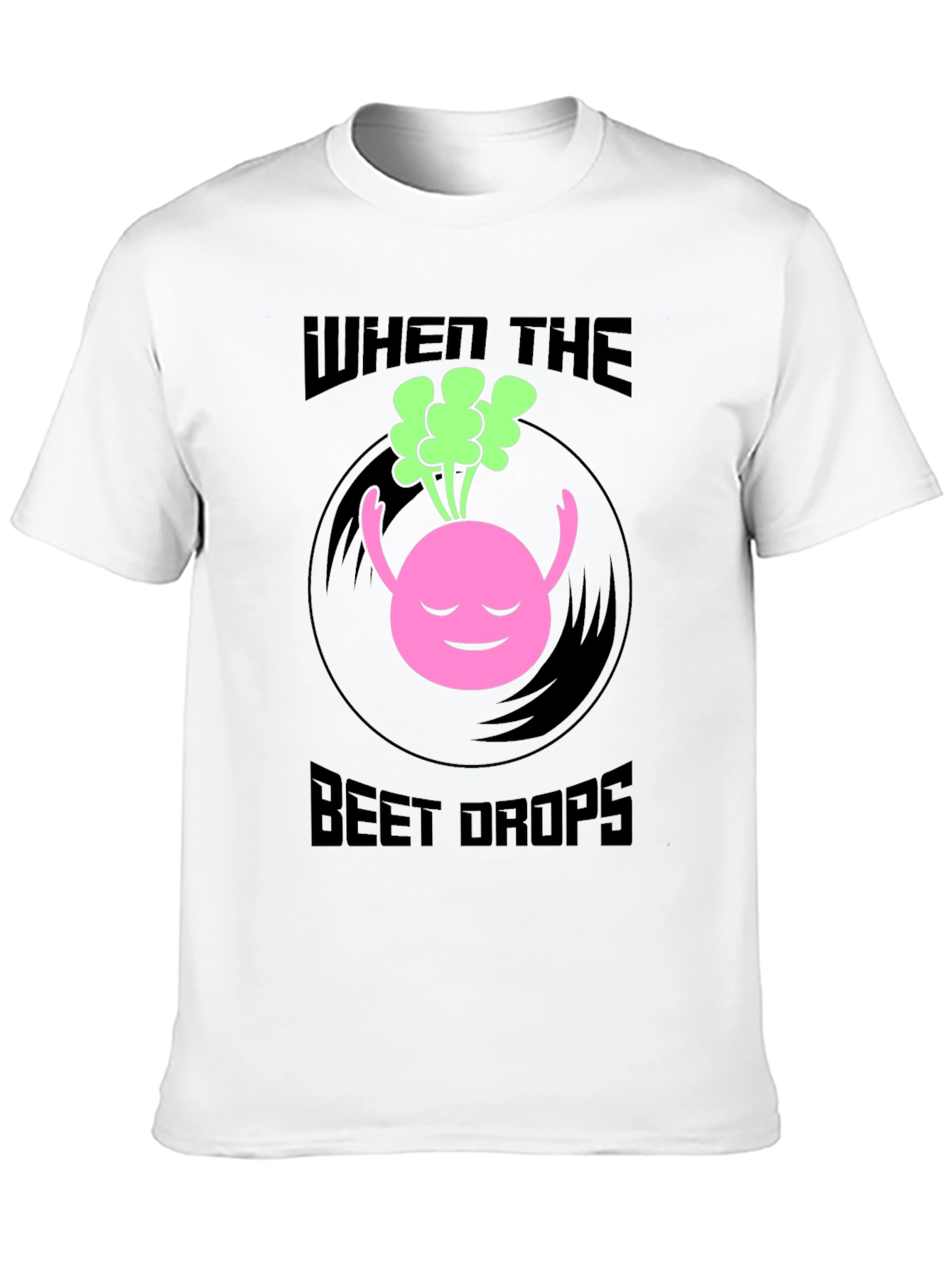 When the Beet Drops Black Graphic Tee