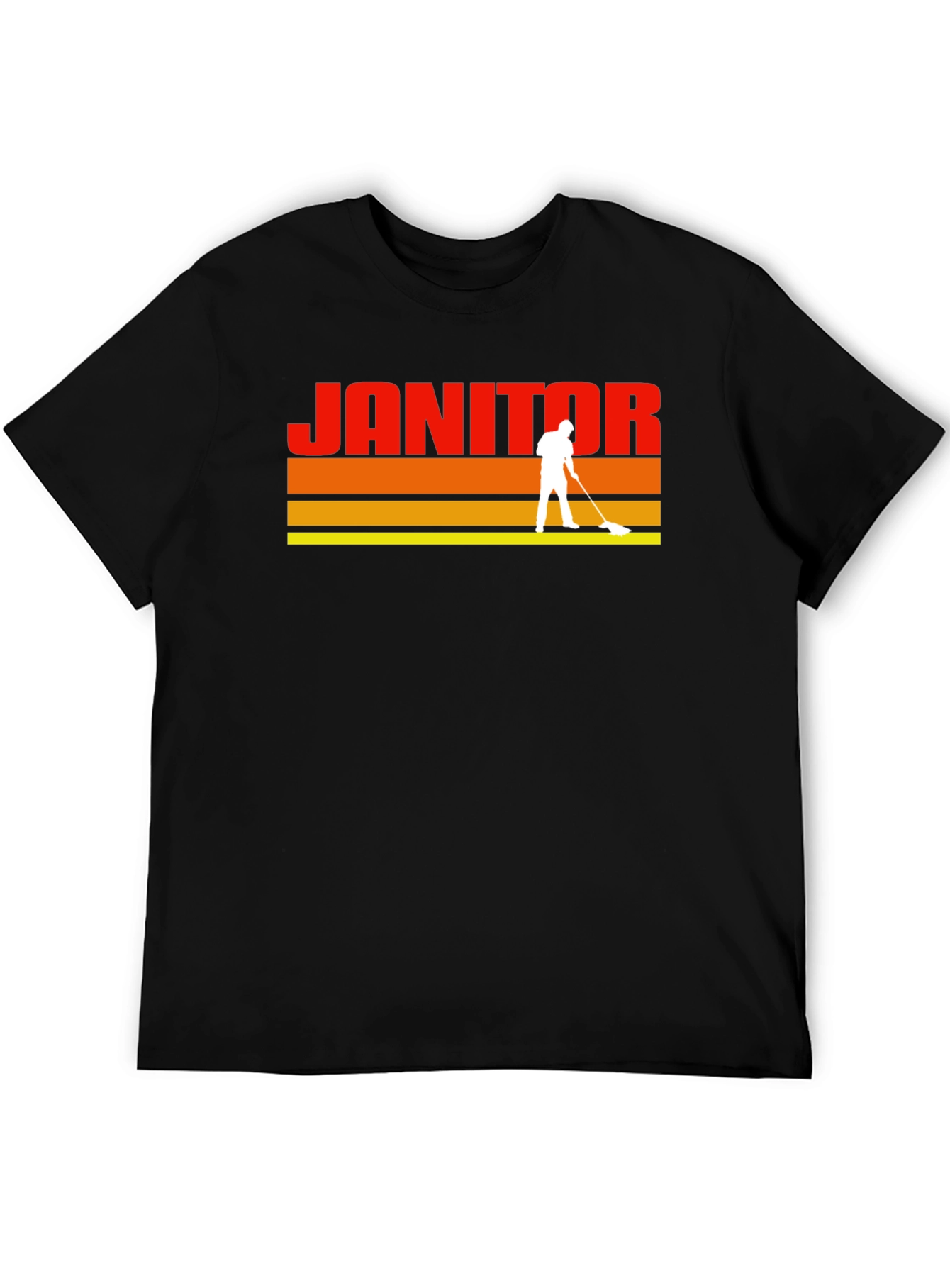 Retro Janitor Graphic T-Shirt