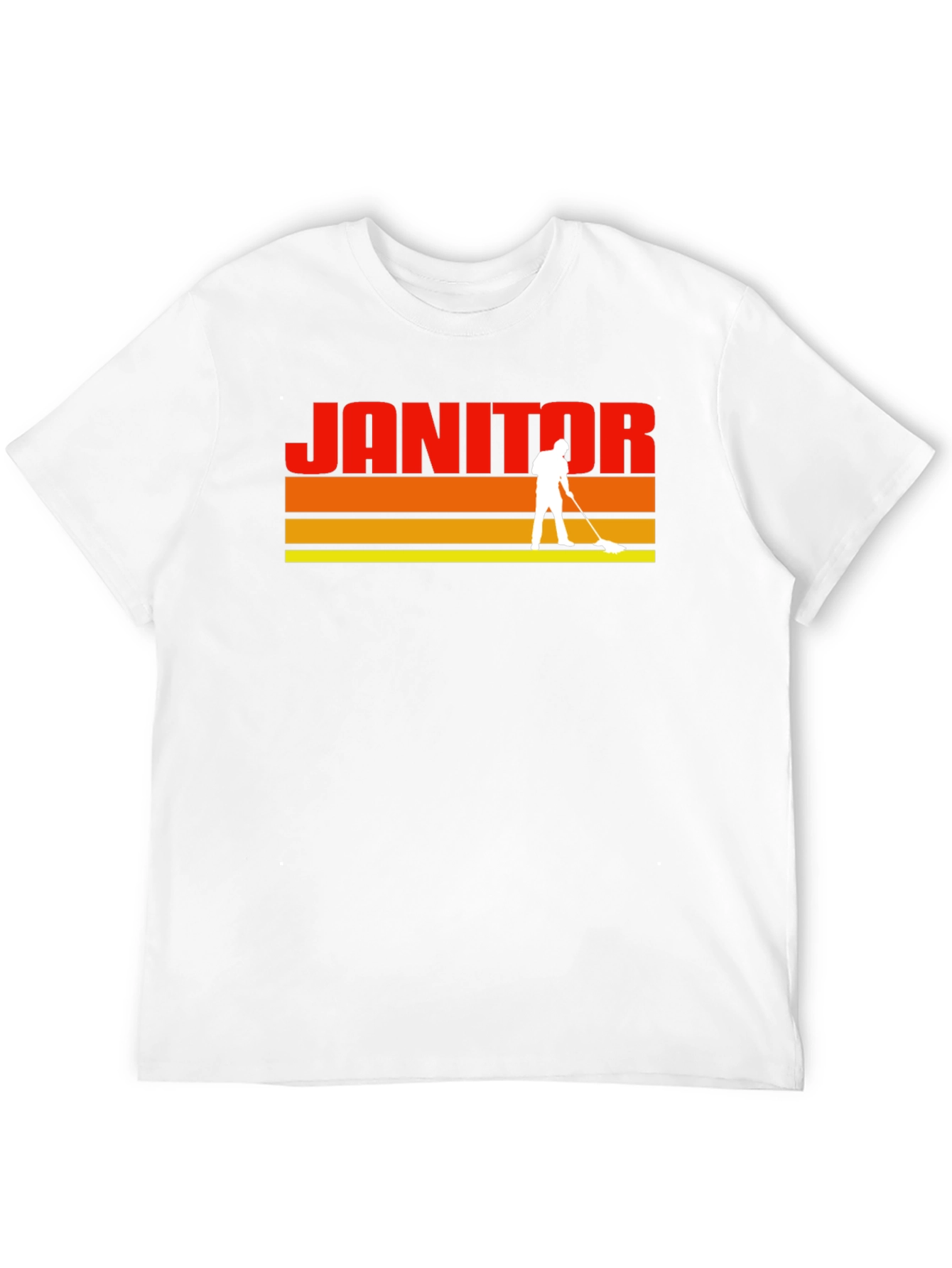 Retro Janitor Graphic T-Shirt