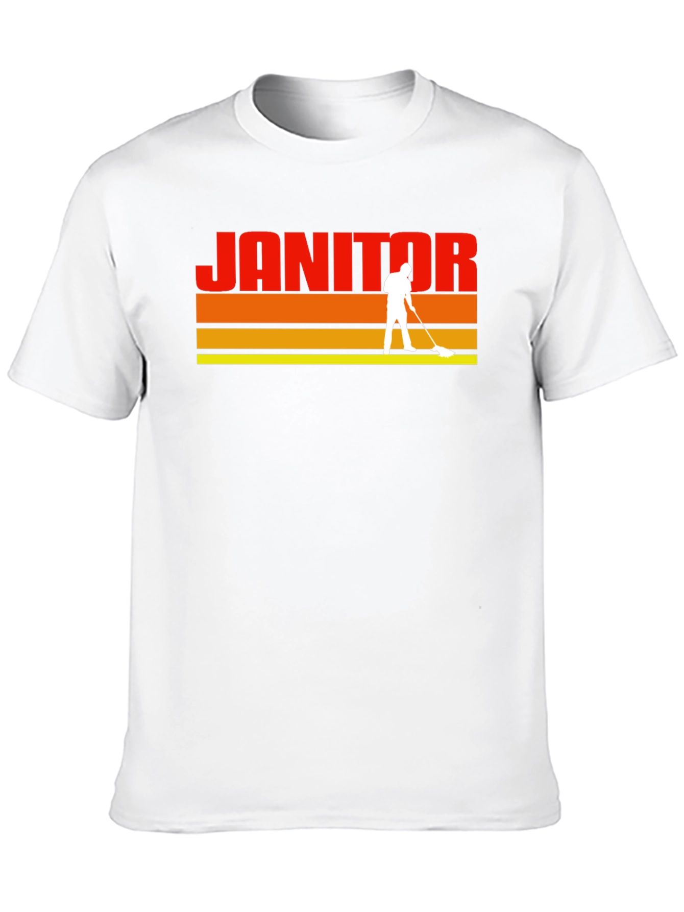 Retro Janitor Graphic T-Shirt