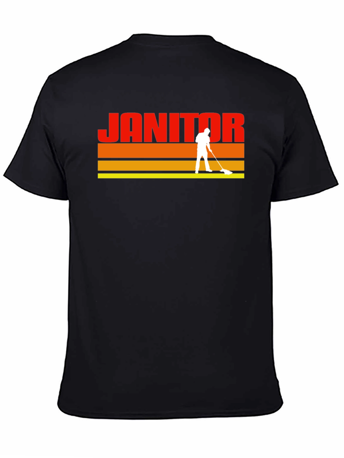 Retro Janitor Graphic T-Shirt