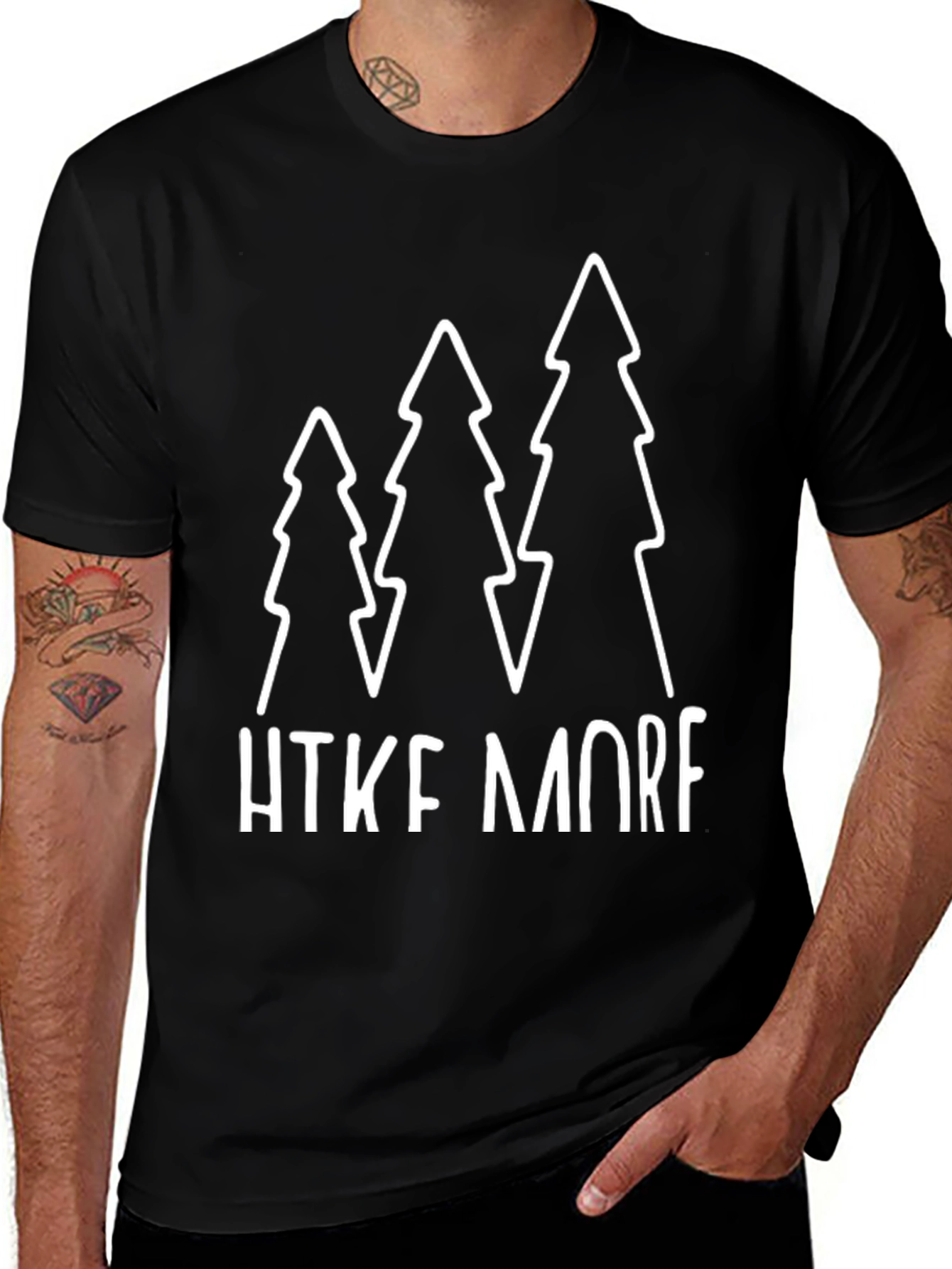 Hike More Graphic Tee - Adventure Awaits!