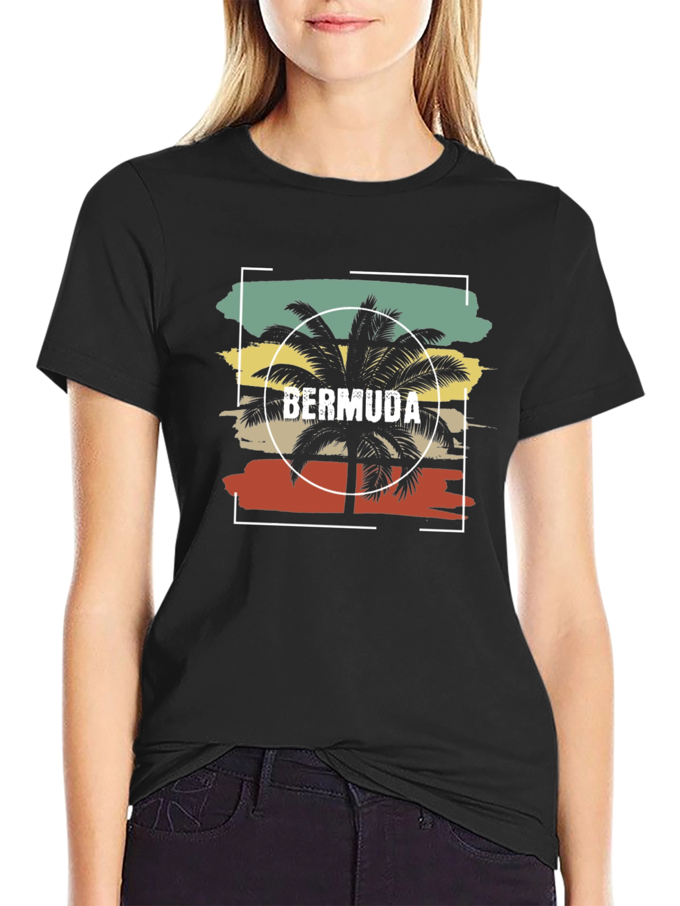 Bermuda Palm Tree Graphic Tee