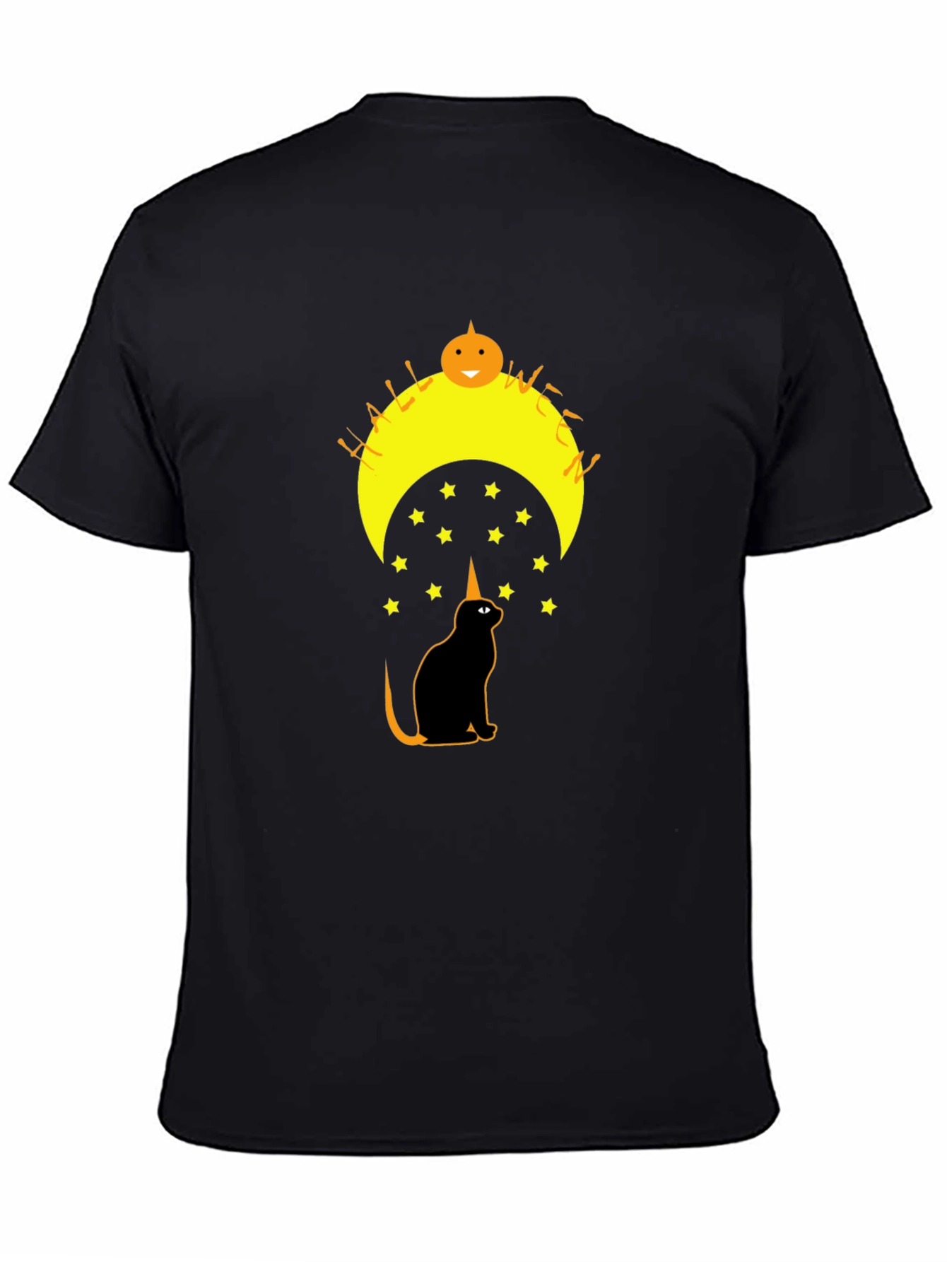 Halloween Cat T-Shirt - Spooky Design