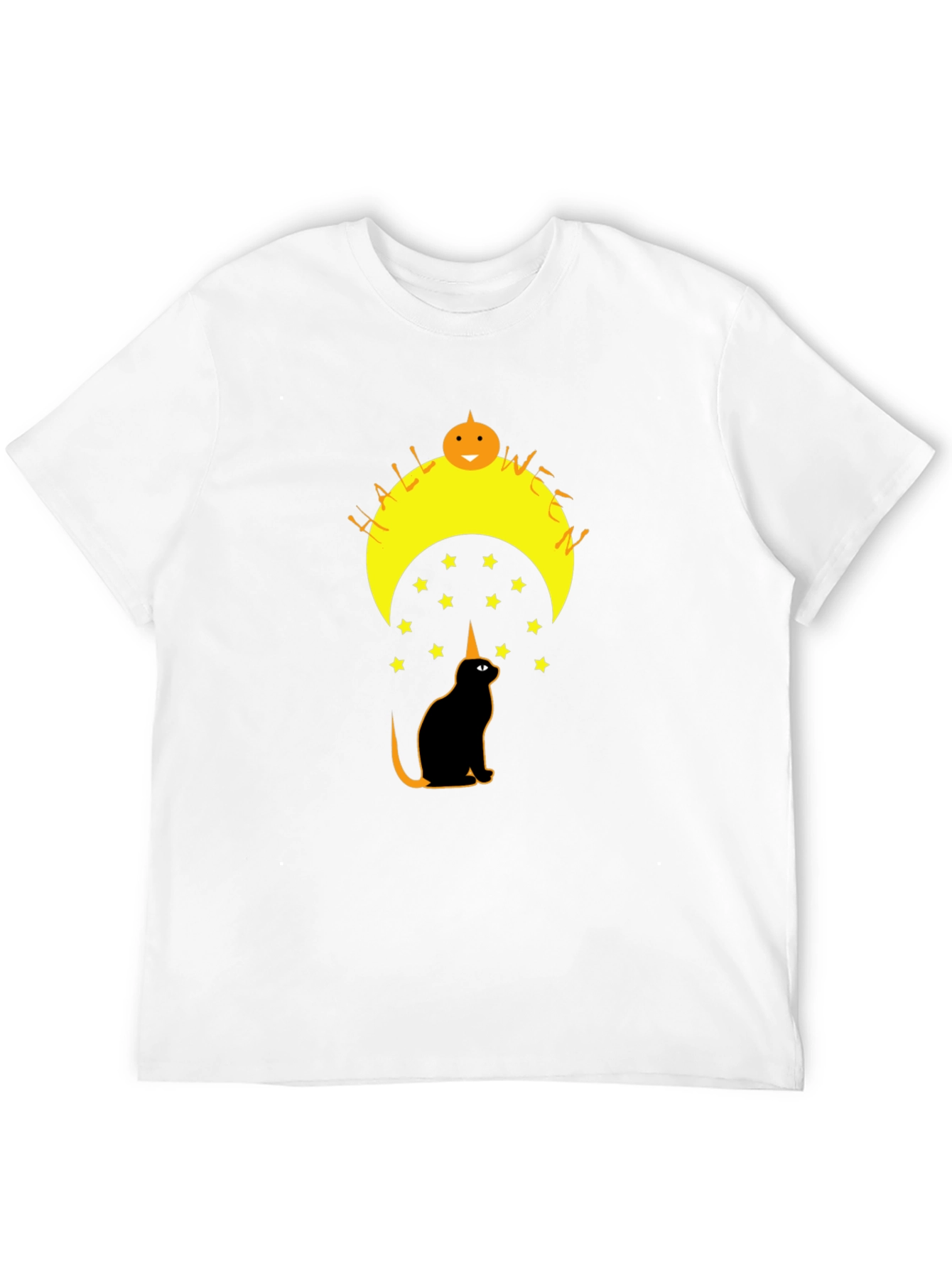Halloween Cat T-Shirt - Spooky Design