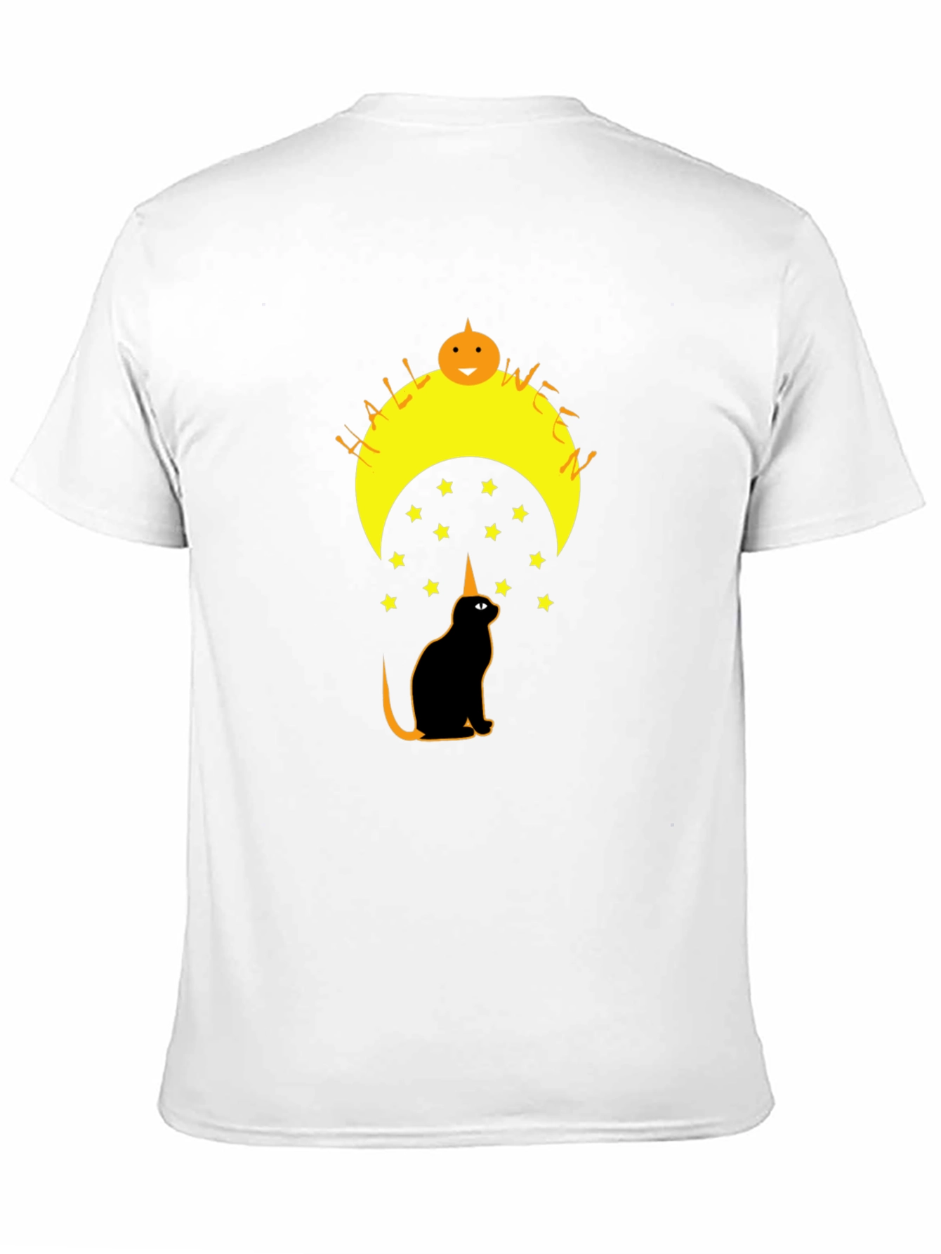Halloween Cat T-Shirt - Spooky Design
