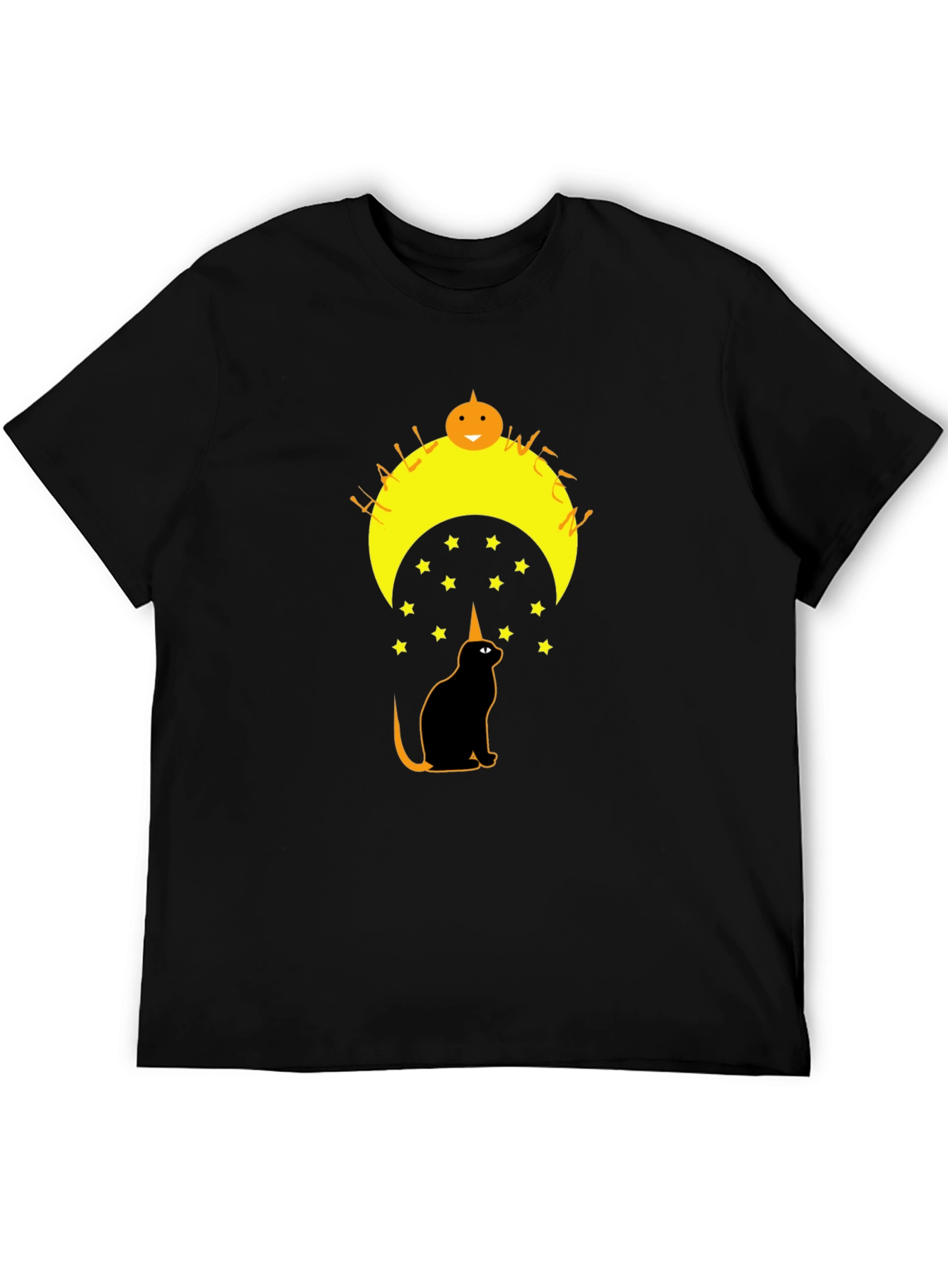 Halloween Cat T-Shirt - Spooky Design