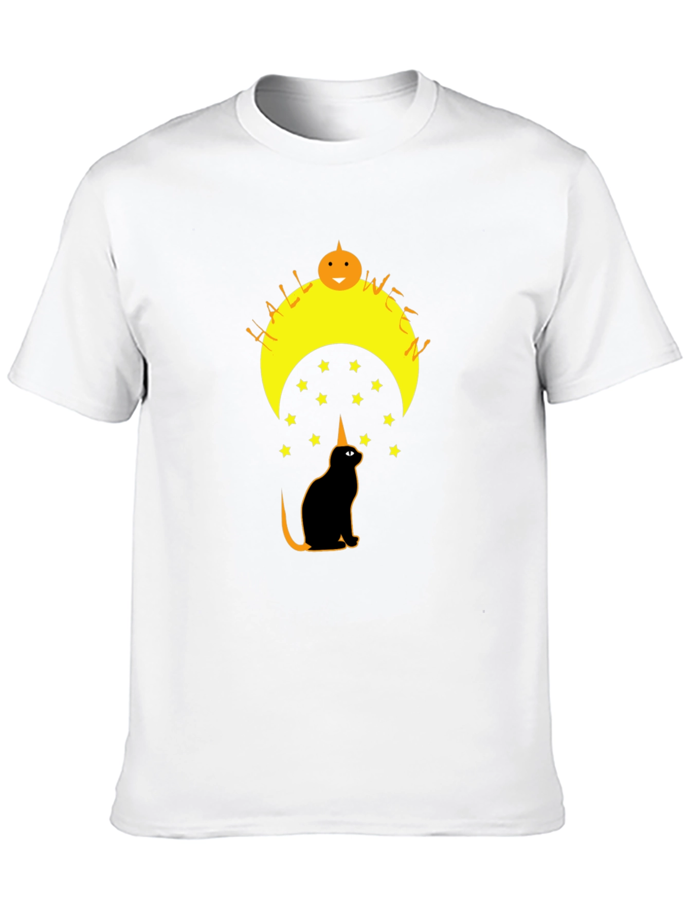 Halloween Cat T-Shirt - Spooky Design