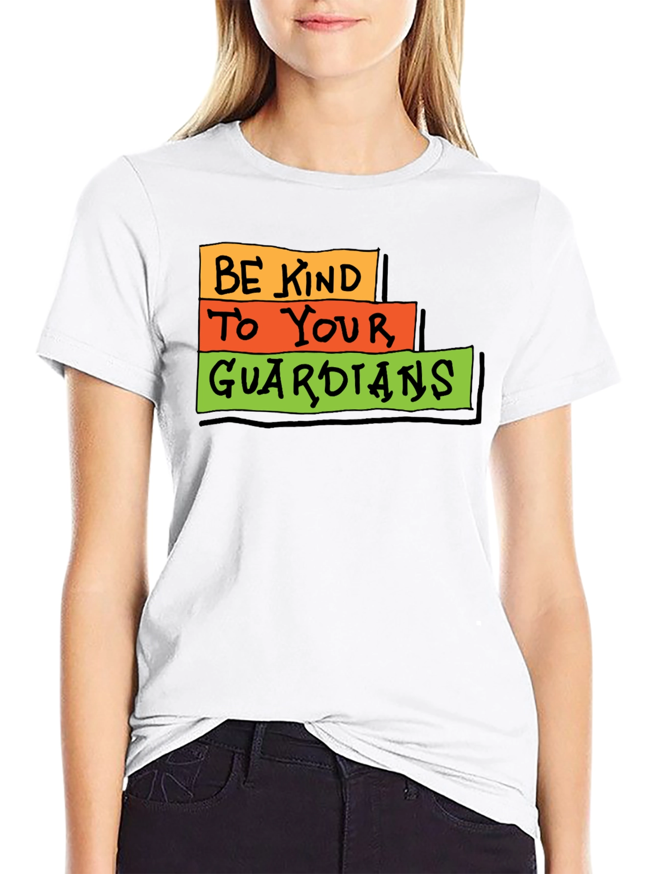 Be Kind to Your Guardians Black T-Shirt