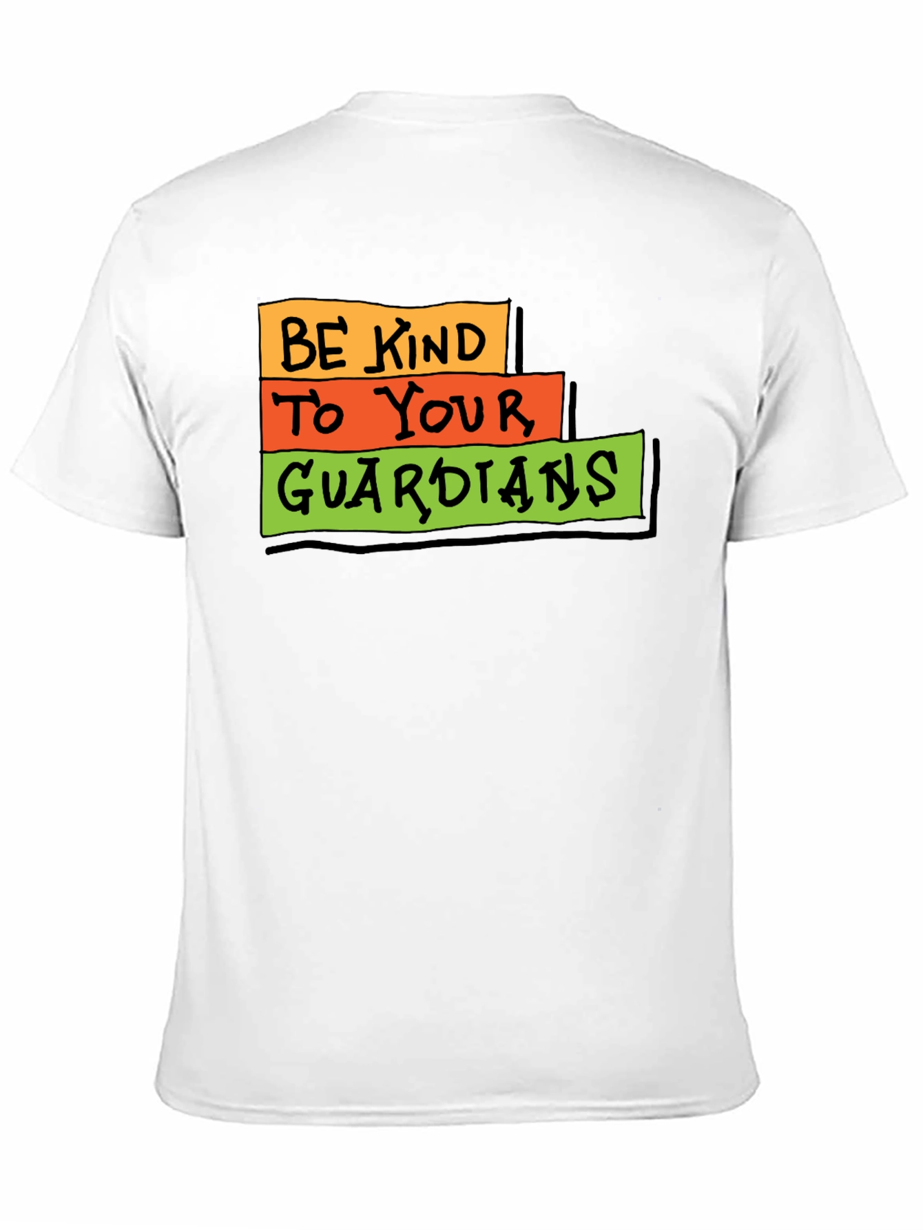 Be Kind to Your Guardians Black T-Shirt