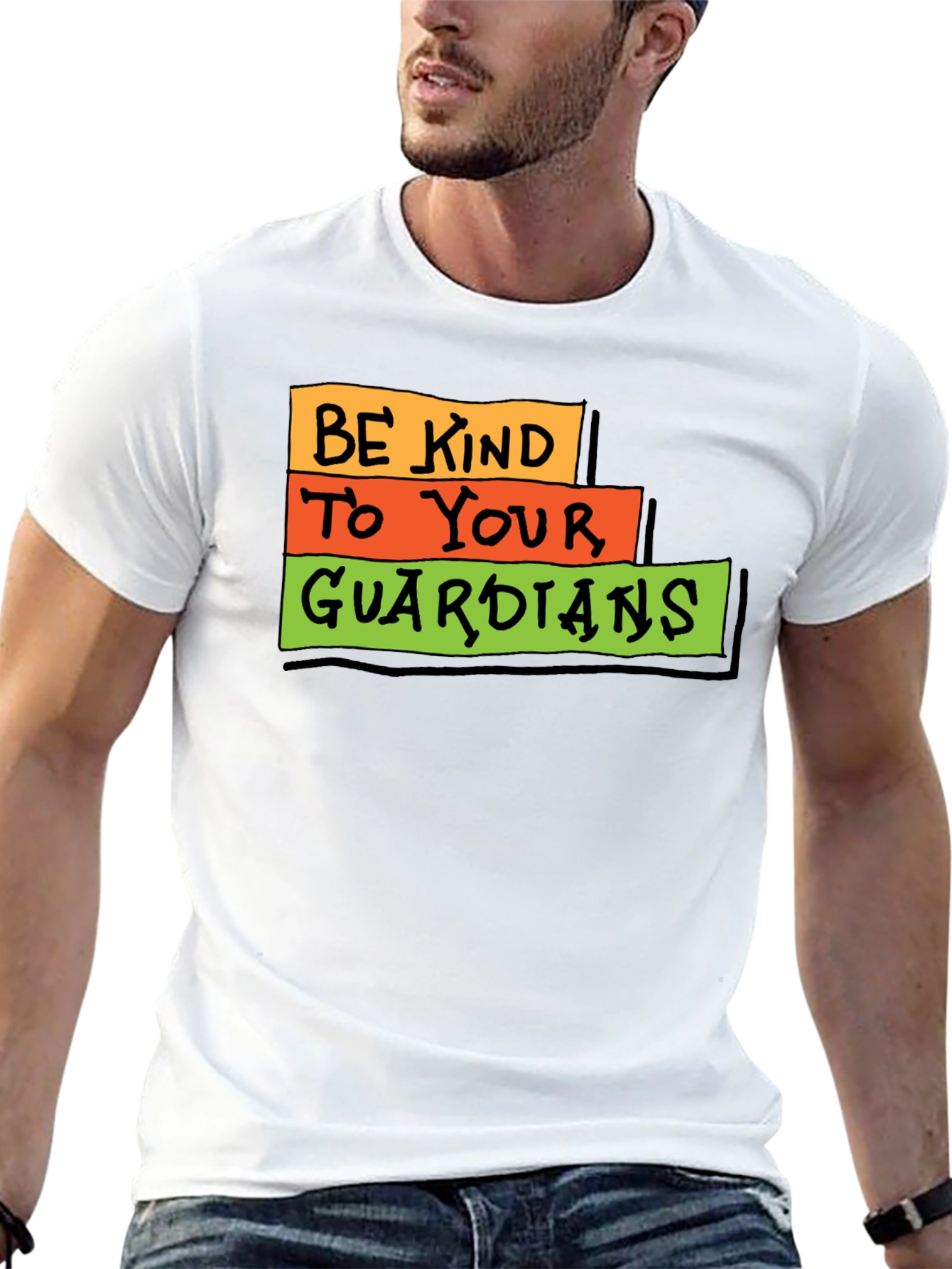 Be Kind to Your Guardians Black T-Shirt