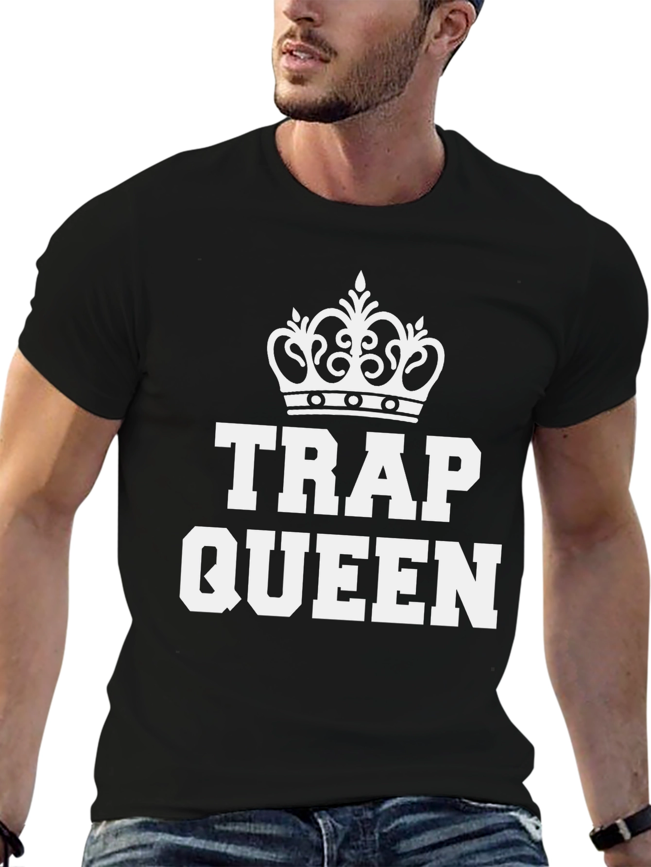 Trap Queen Graphic Tee - Black