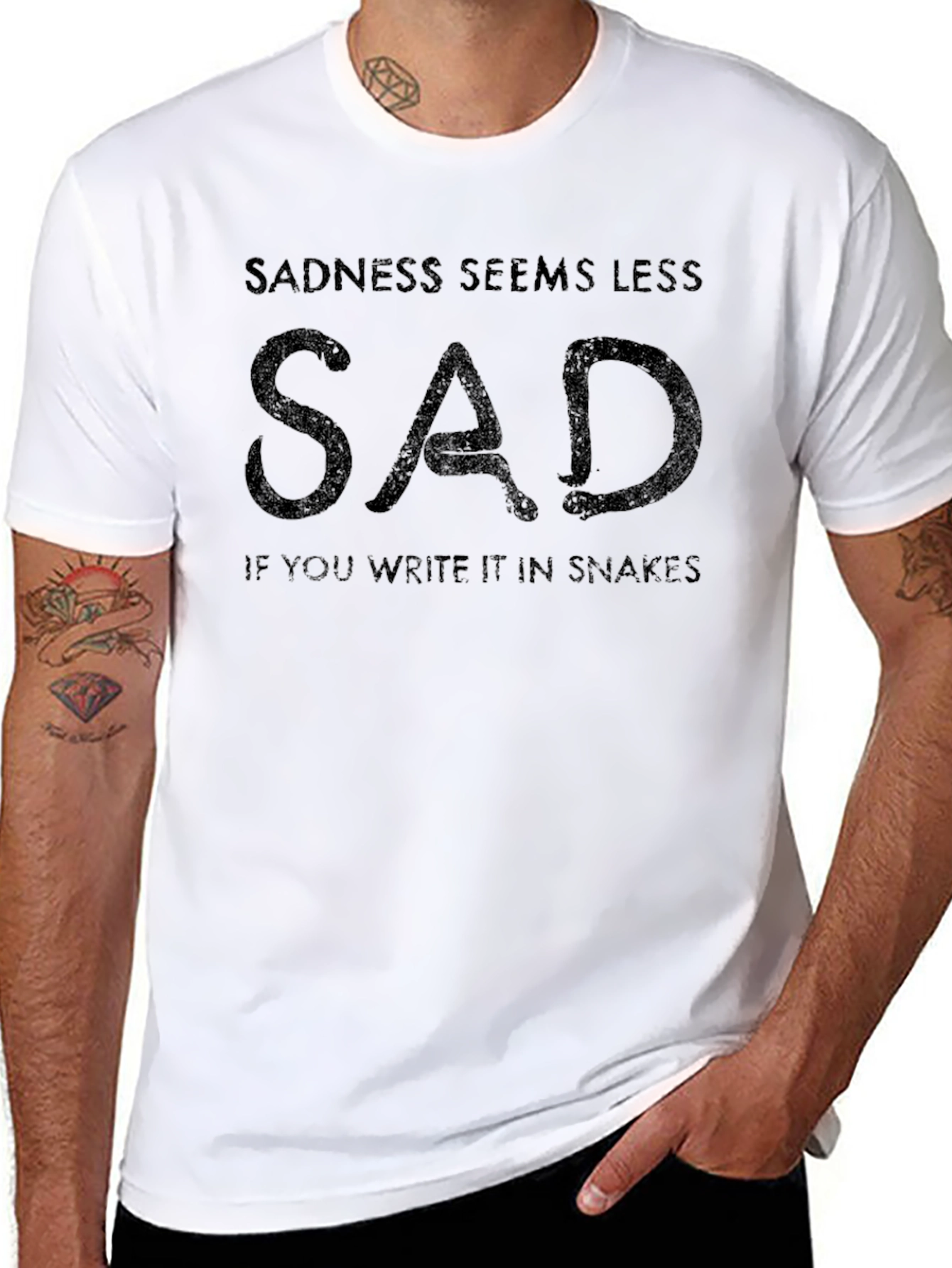 Sadness Snakes Graphic T-Shirt