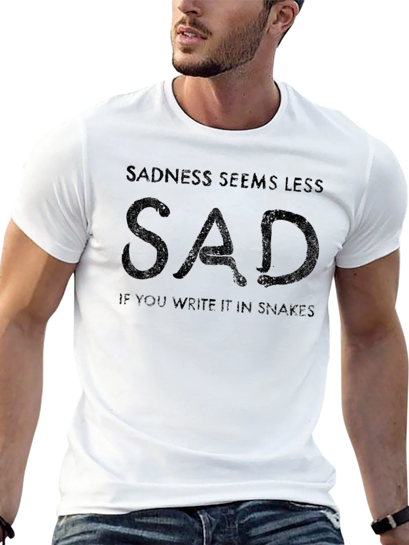 Sadness Snakes Graphic T-Shirt