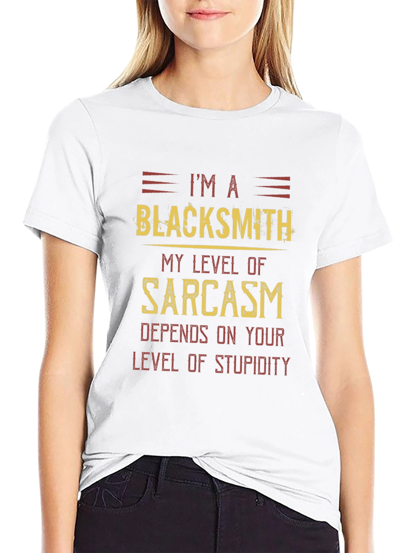 Blacksmith Sarcasm Humor T-Shirt - Funny Tee