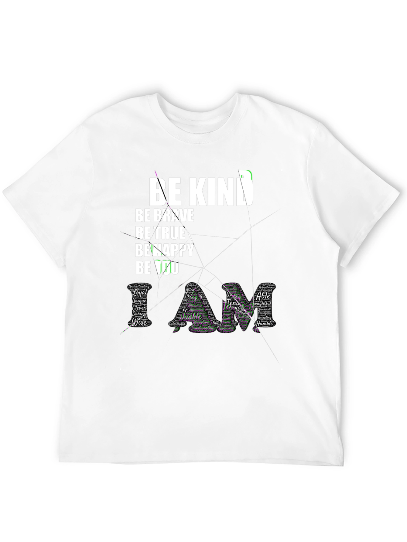 Be Kind Graphic Tee - Inspirational Word Art