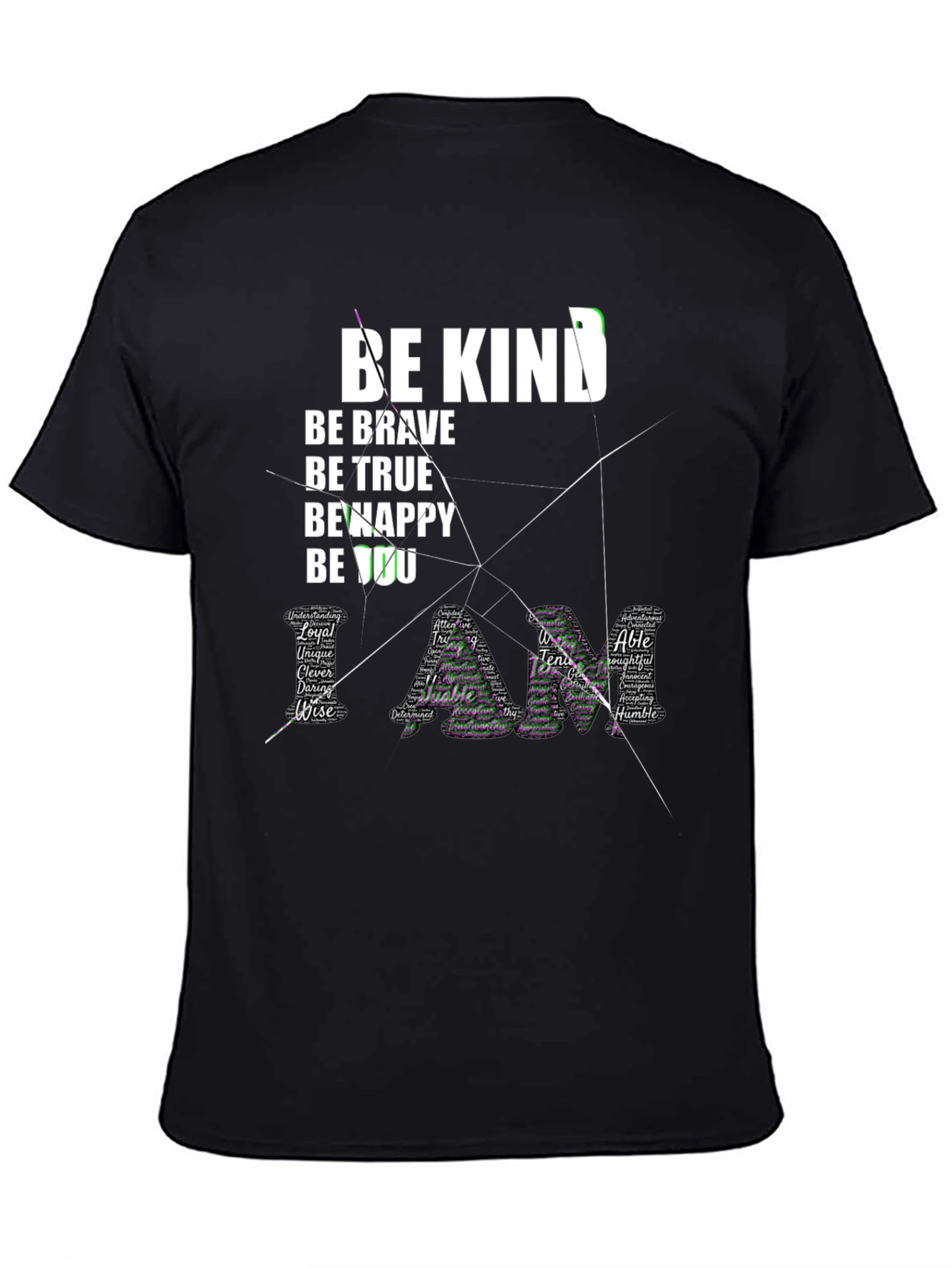 Be Kind Graphic Tee - Inspirational Word Art
