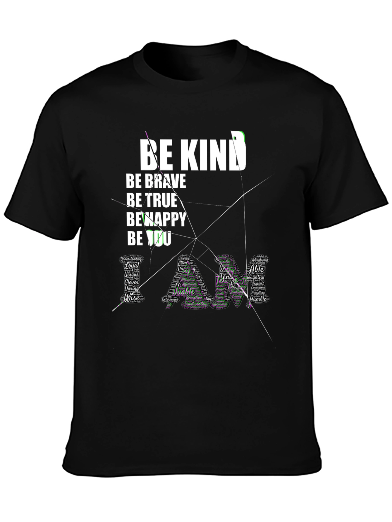 Be Kind Graphic Tee - Inspirational Word Art