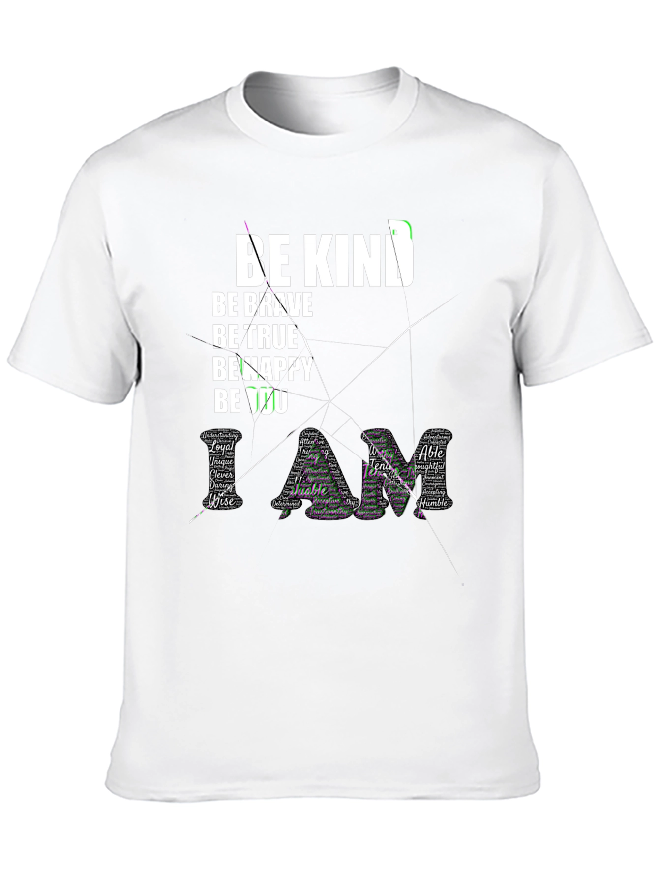 Be Kind Graphic Tee - Inspirational Word Art