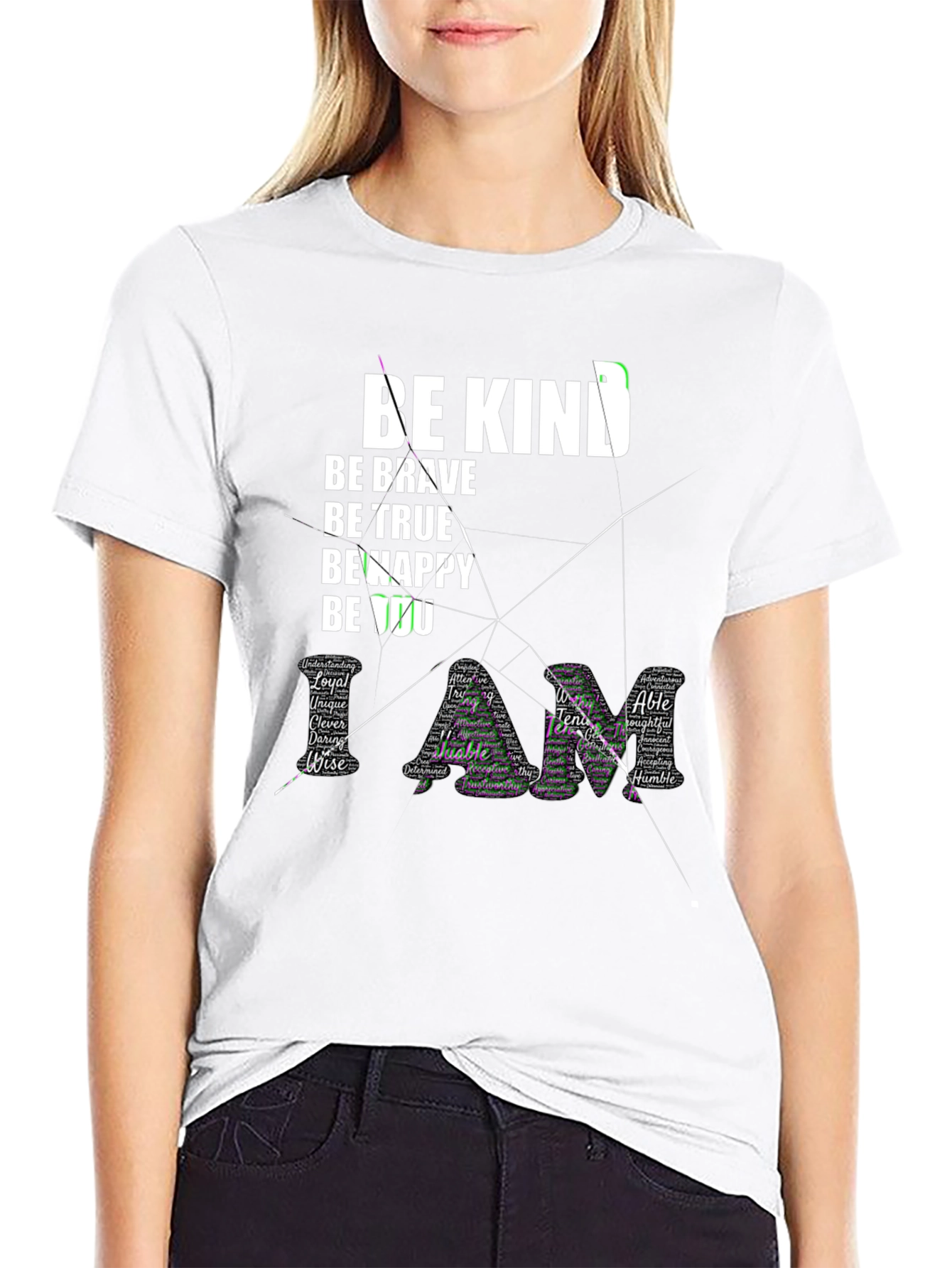 Be Kind Graphic Tee - Inspirational Word Art