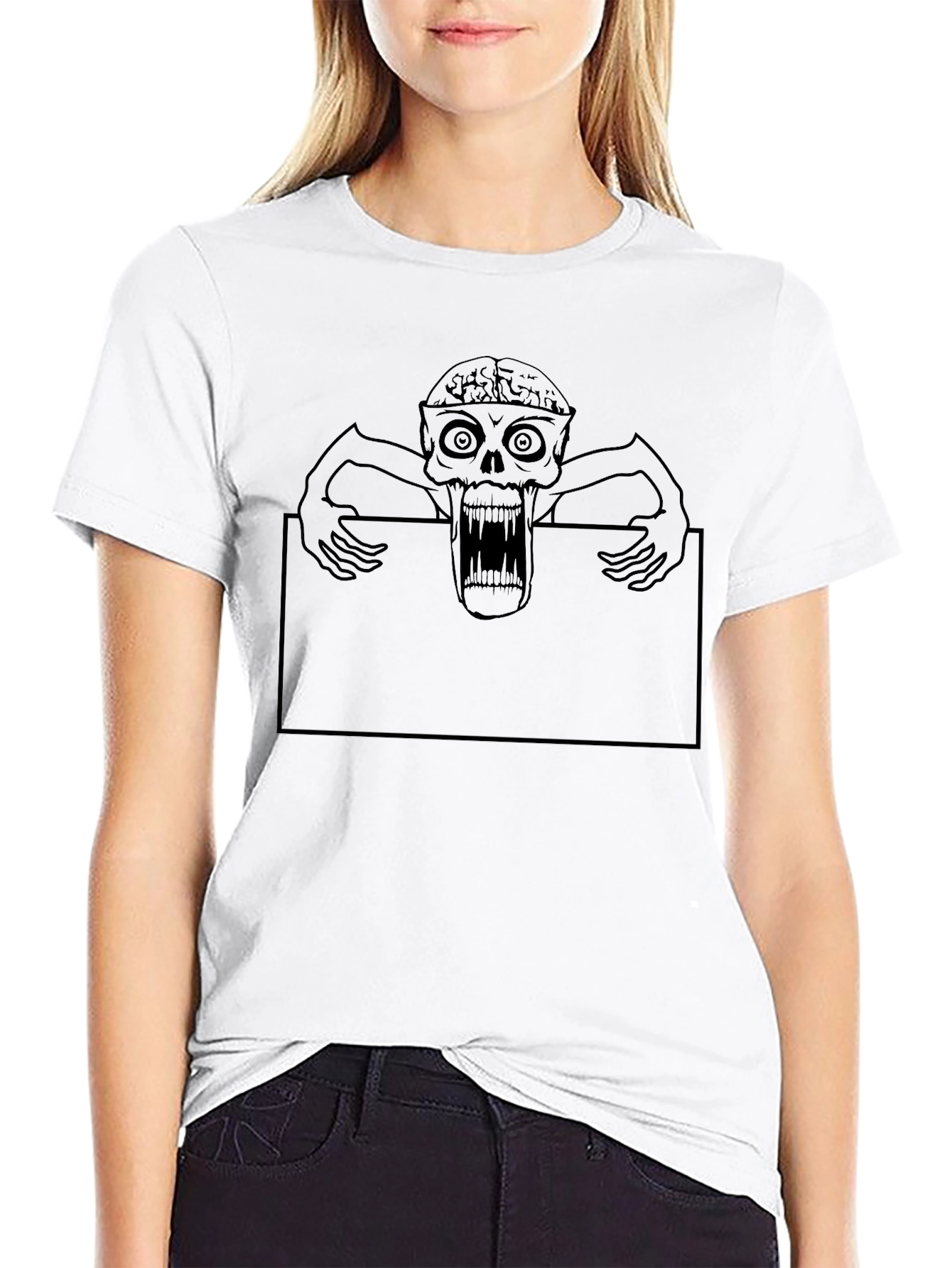 Zombie Graphic Black T-Shirt