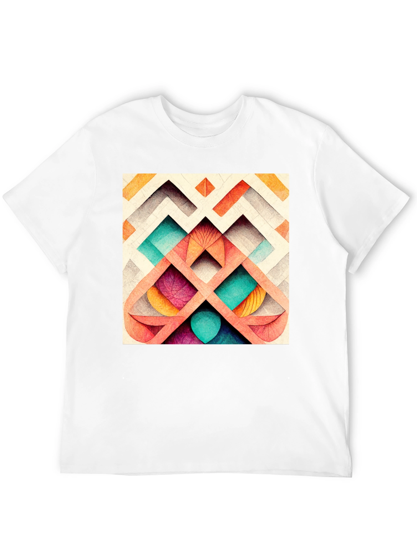 Abstract Geometric Pattern Tee
