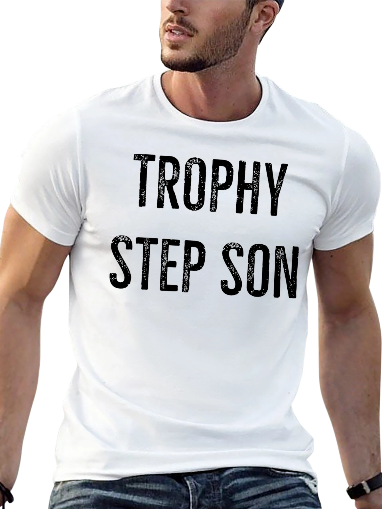 Trophy Step Son Black T-Shirt Novelty