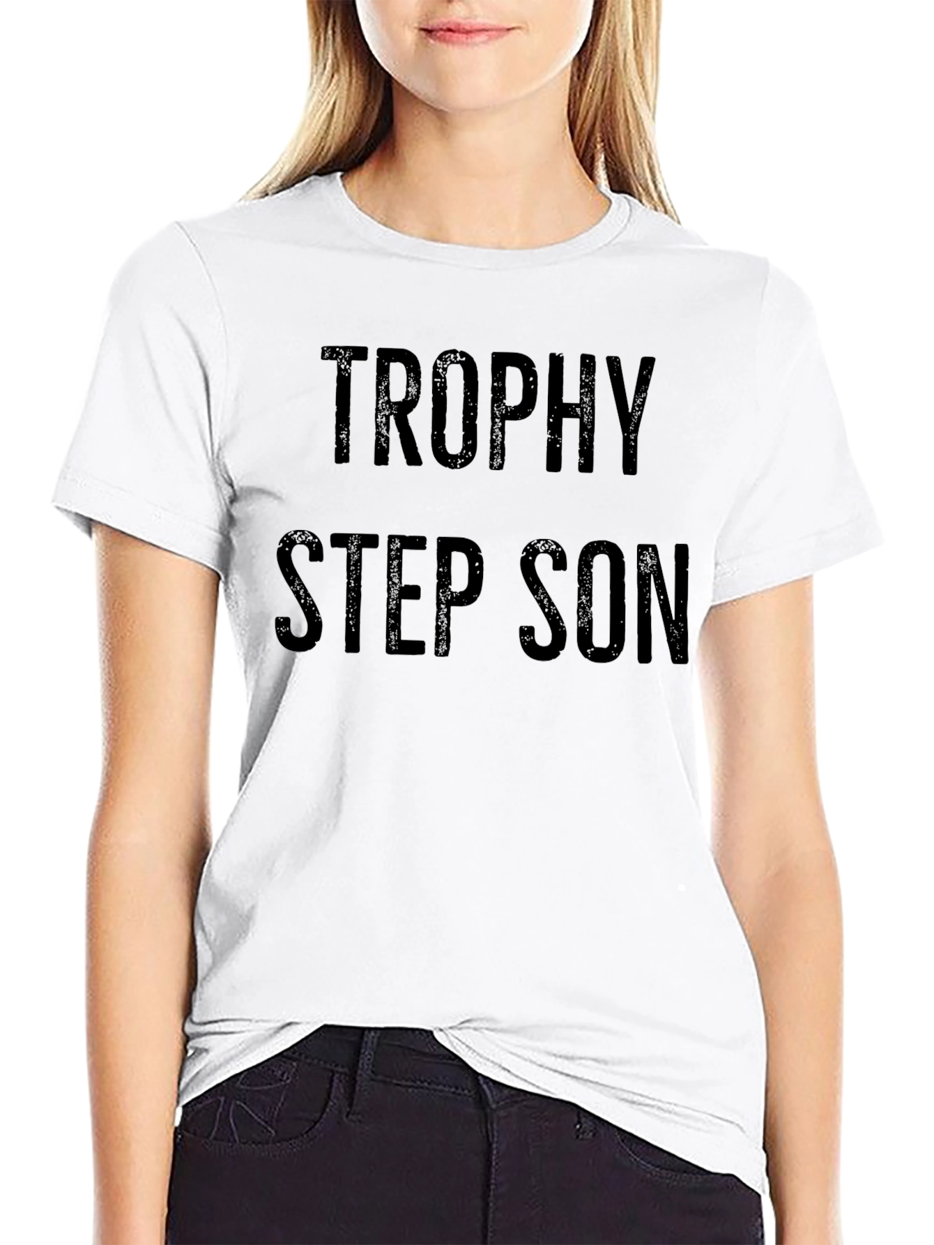 Trophy Step Son Black T-Shirt Novelty