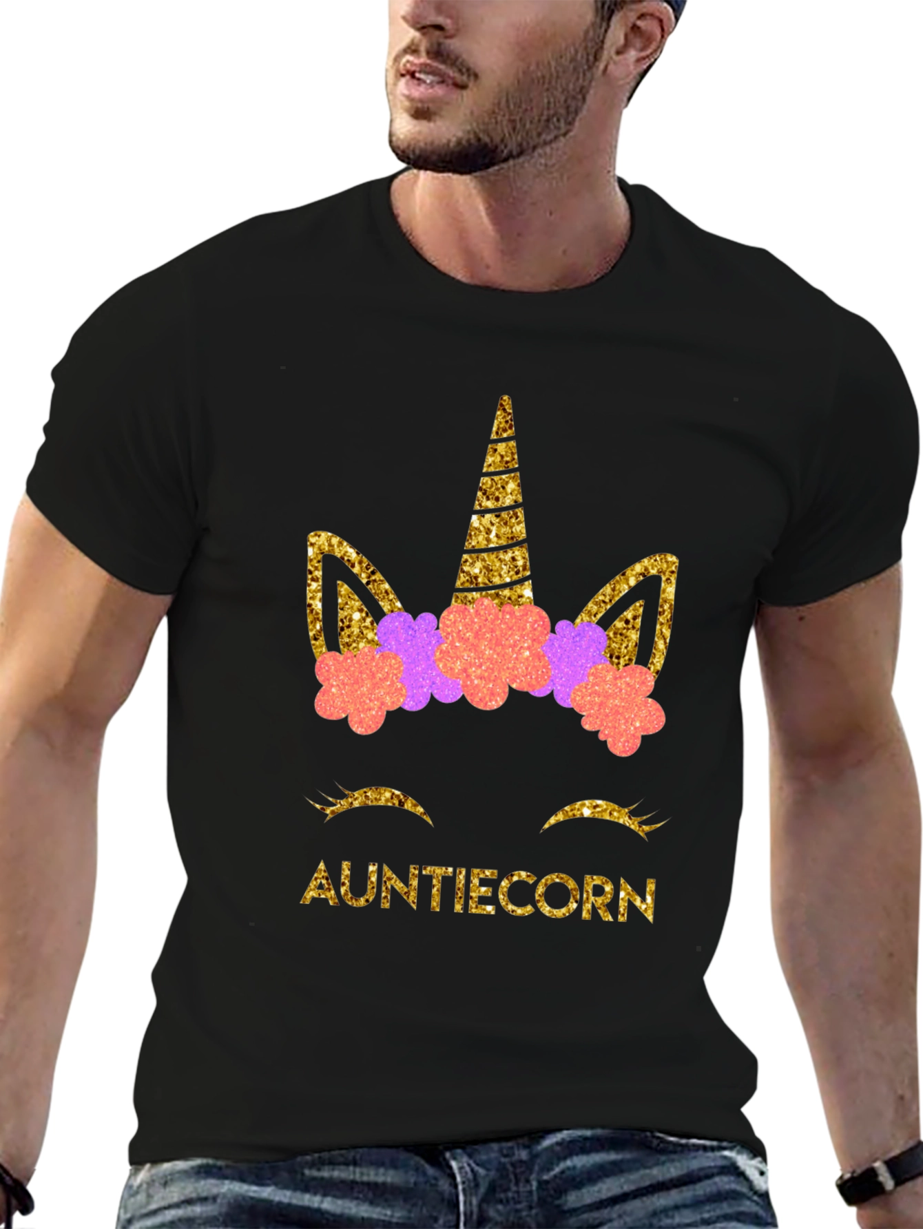 Auntiecorn T-Shirt - Magical Aunt Gift
