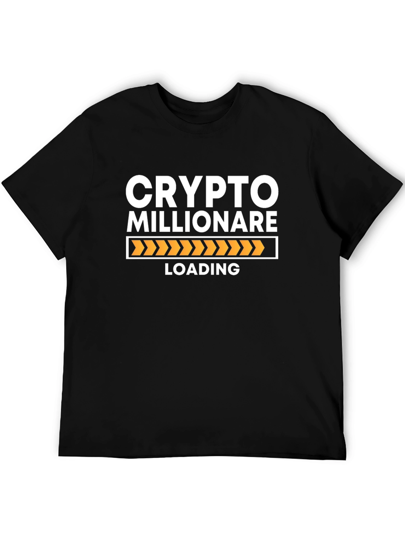 Crypto Millionaire Loading - Black T-Shirt
