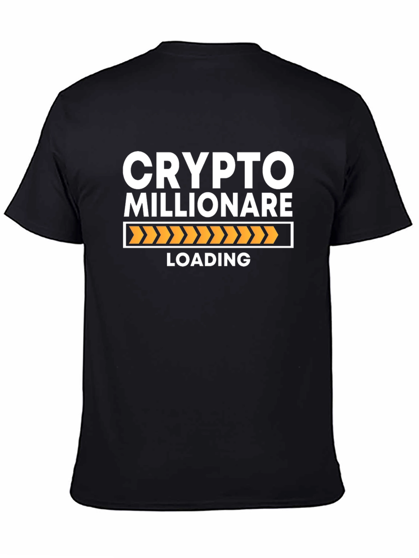 Crypto Millionaire Loading - Black T-Shirt