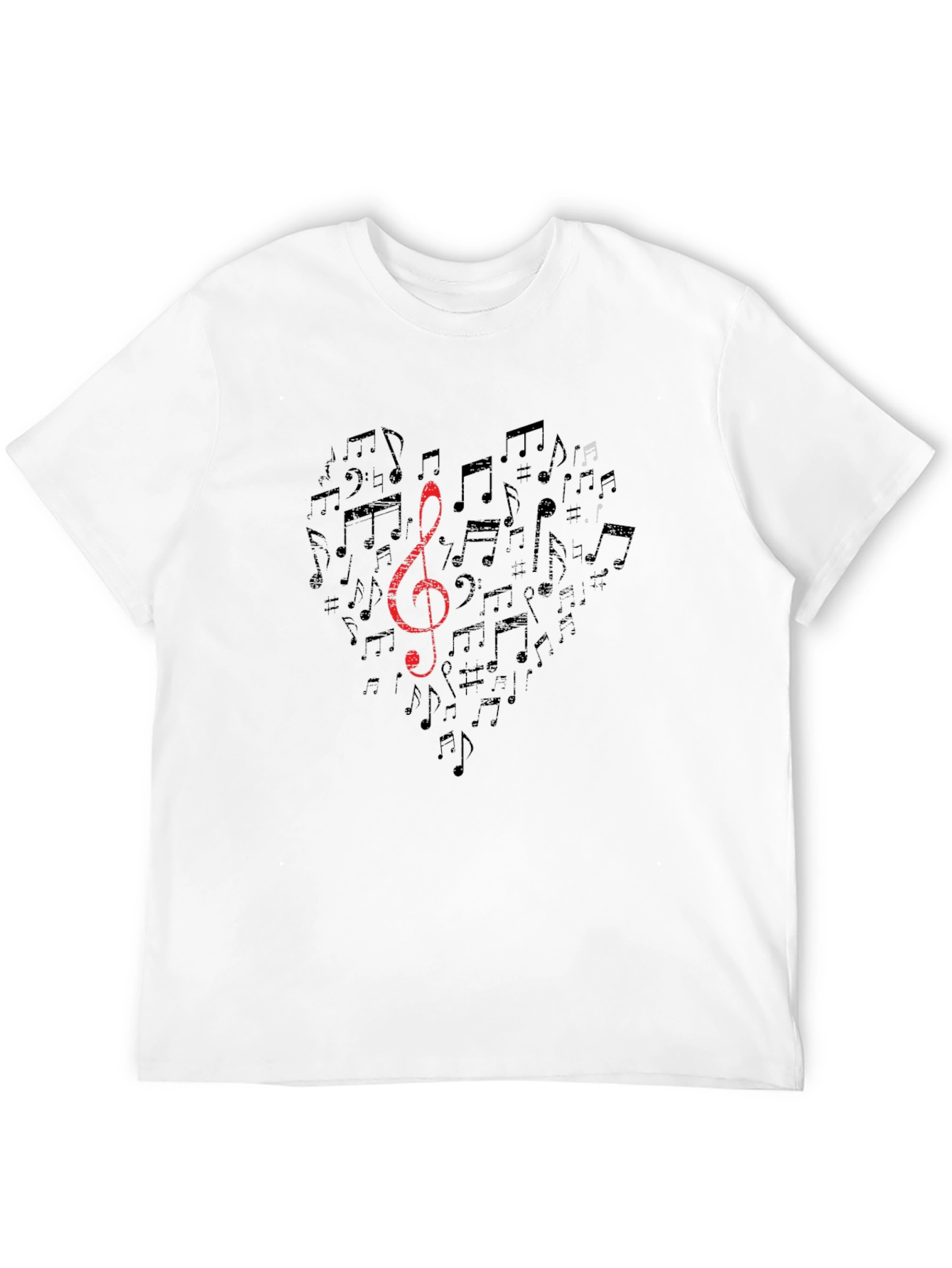 Musical Heart T-Shirt - Mens Graphic Tee