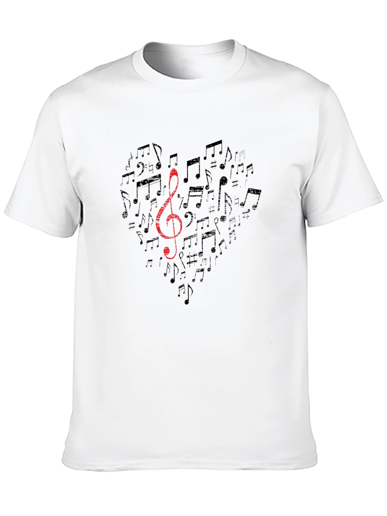 Musical Heart T-Shirt - Mens Graphic Tee