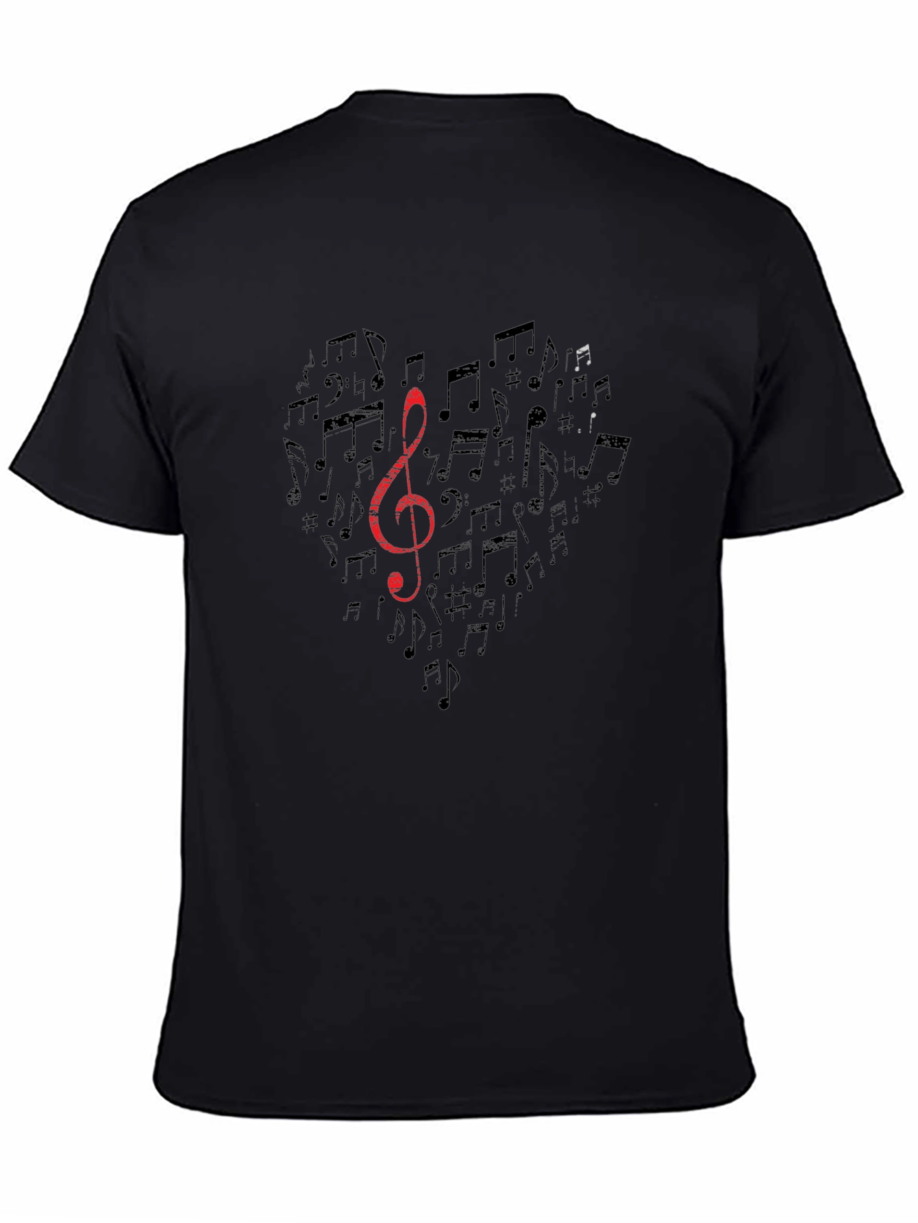Musical Heart T-Shirt - Mens Graphic Tee