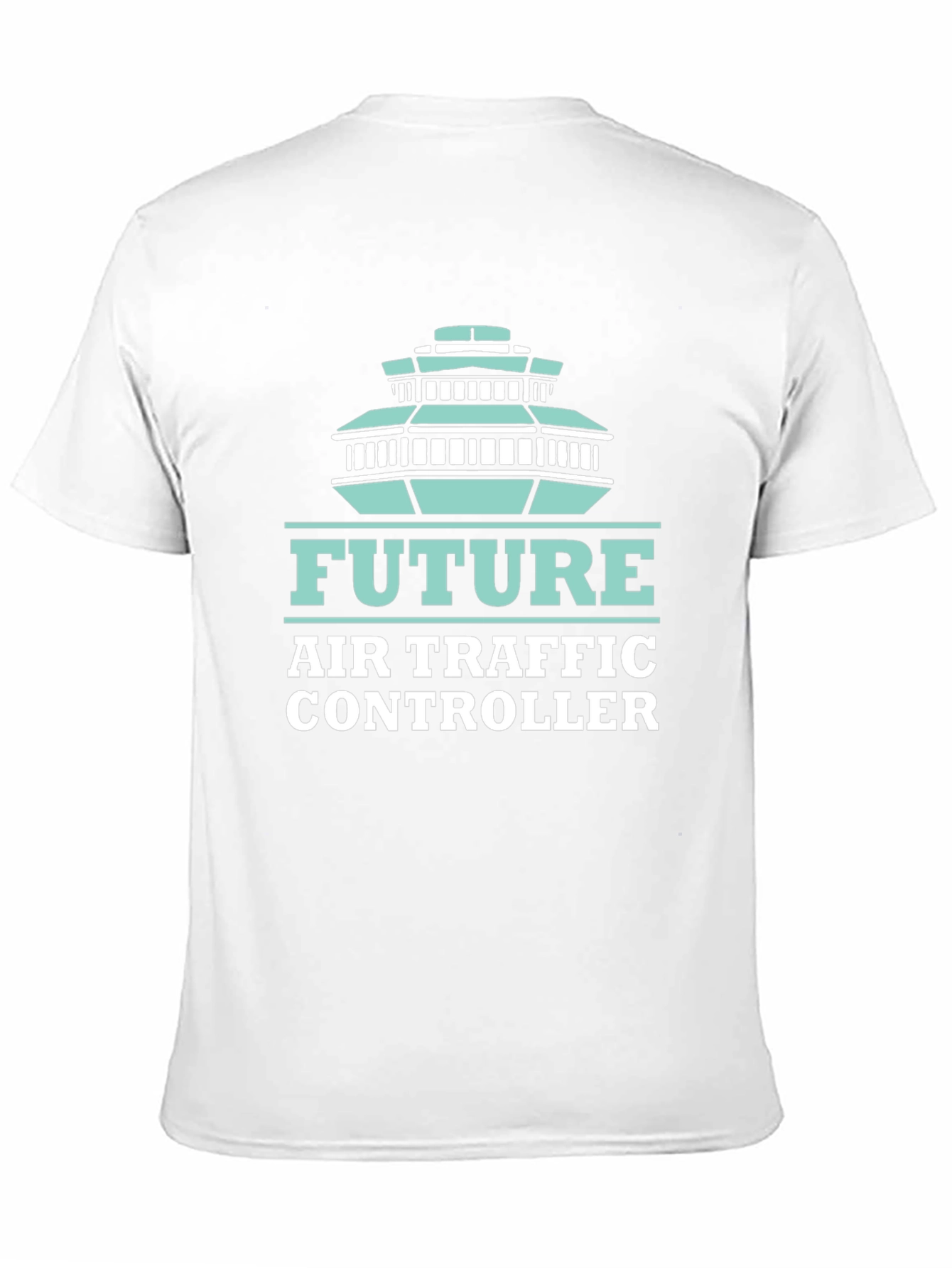Future Air Traffic Controller Black Graphic Tee