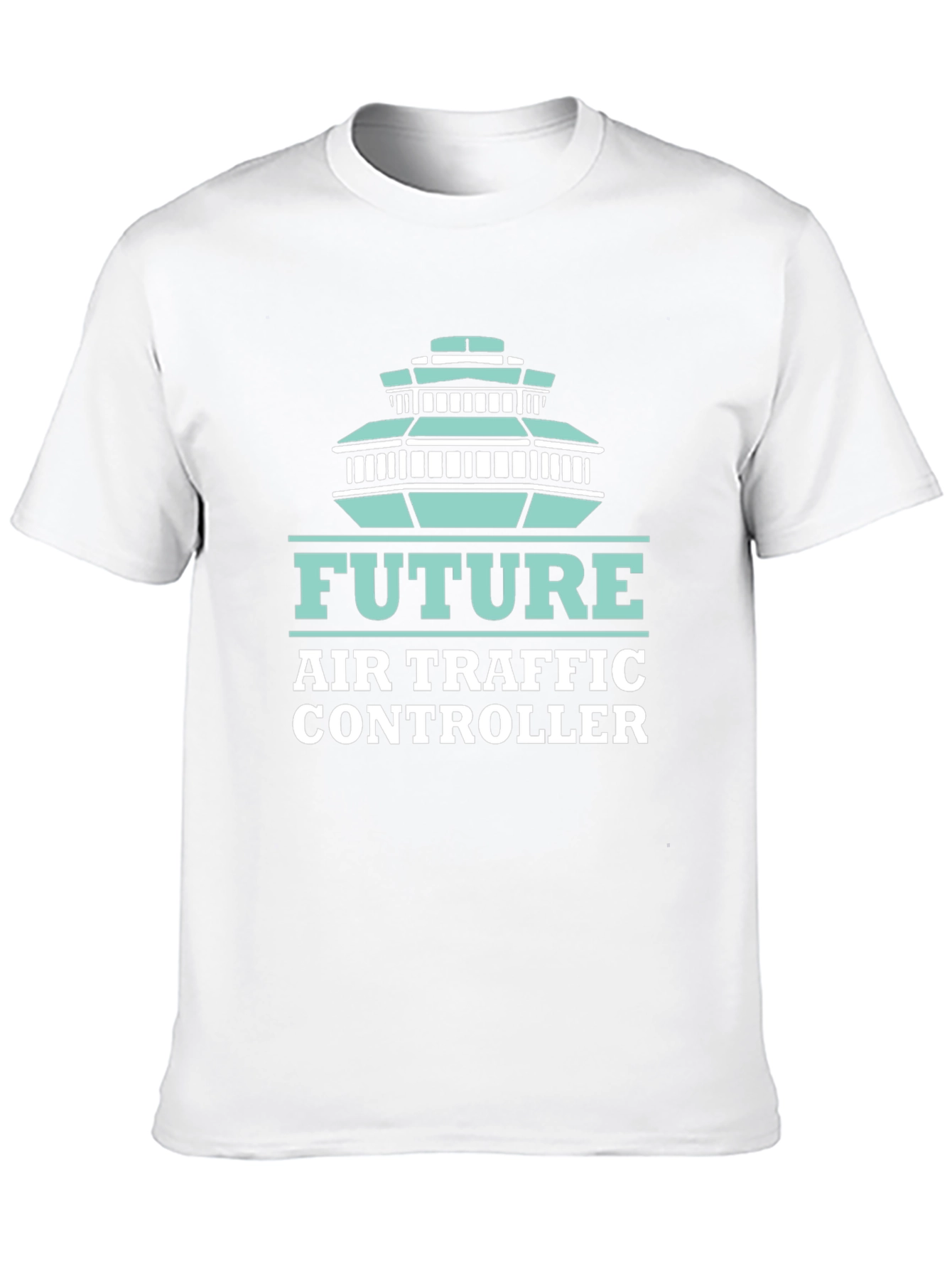 Future Air Traffic Controller Black Graphic Tee